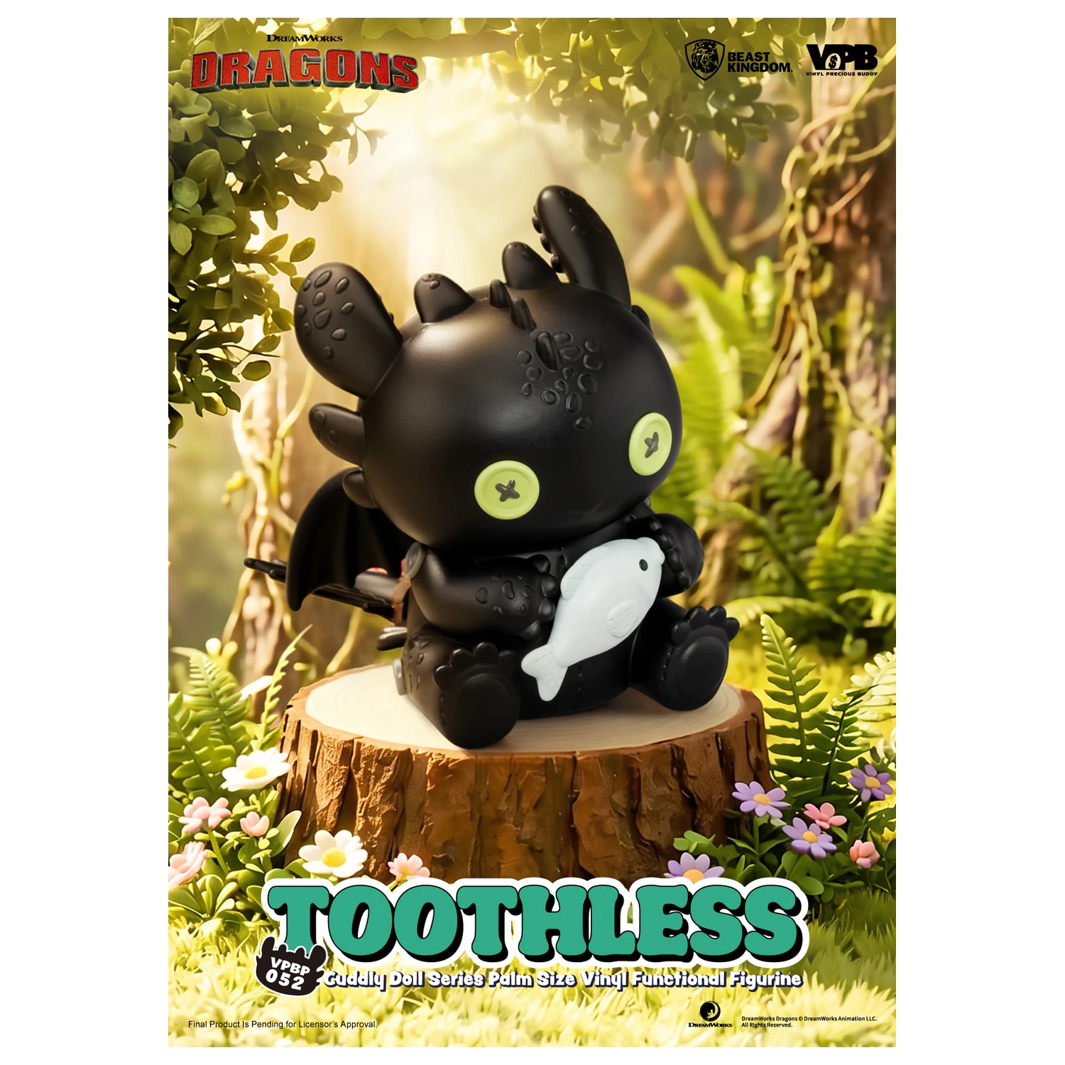HOW TO TRAIN YOUR DRAGON Toothless Pokladnička Vinylová figúrka 11.7cm produktová fotografia