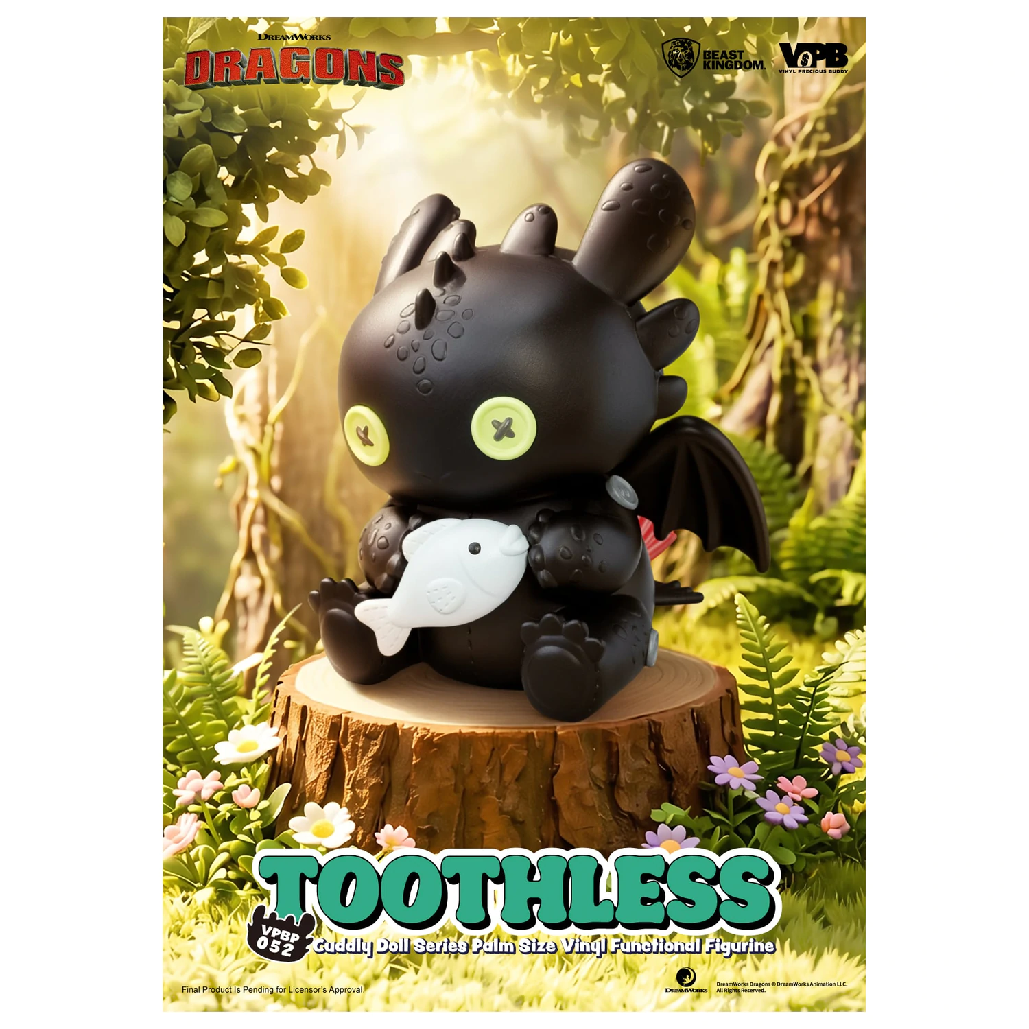 HOW TO TRAIN YOUR DRAGON Toothless Pokladnička Vinylová figúrka 11.7cm produktová fotografia