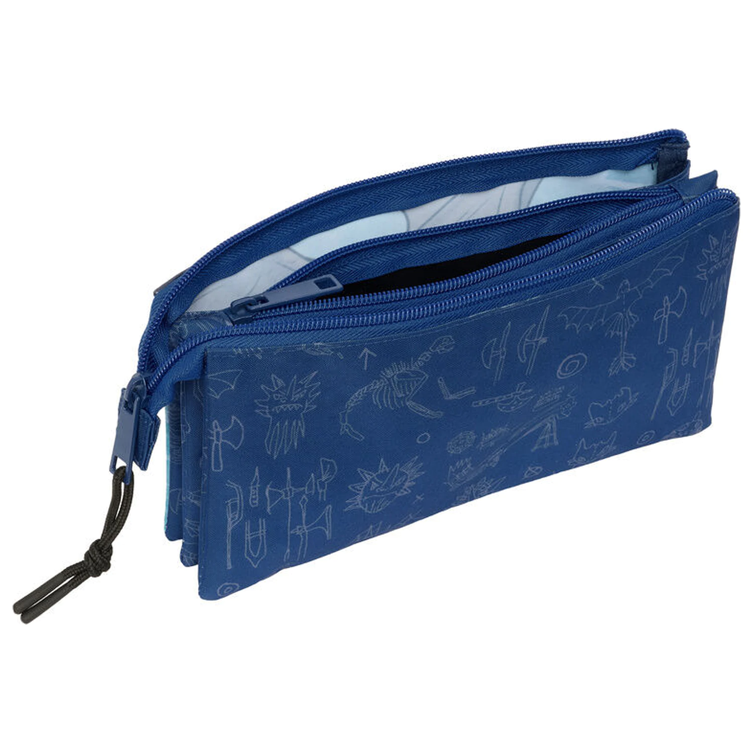 How to Train Your Dragon trojité puzdro na ceruzky produktová fotografia