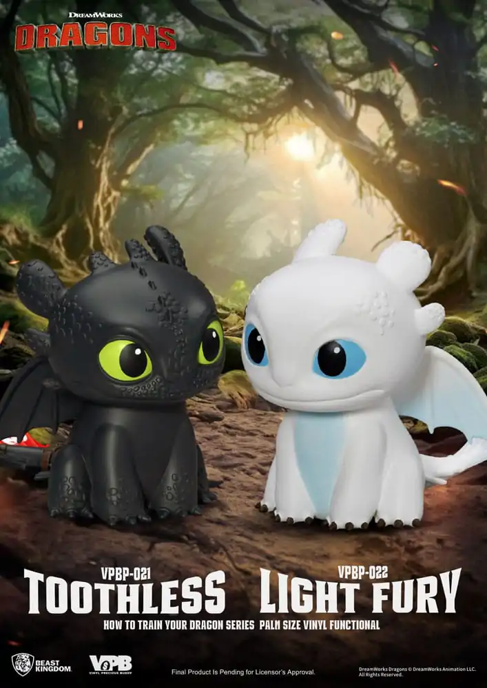 How To Train Your Dragon Piggy vinylová banka Light Fury 12 cm produktová fotografia