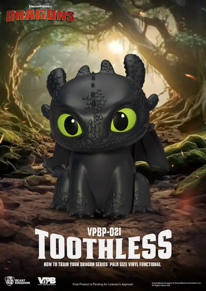 How to Train Your Dragon Piggy Vinyl Bank Toothless 12 cm produktová fotografia