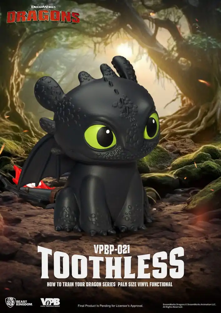 How to Train Your Dragon Piggy Vinyl Bank Toothless 12 cm produktová fotografia