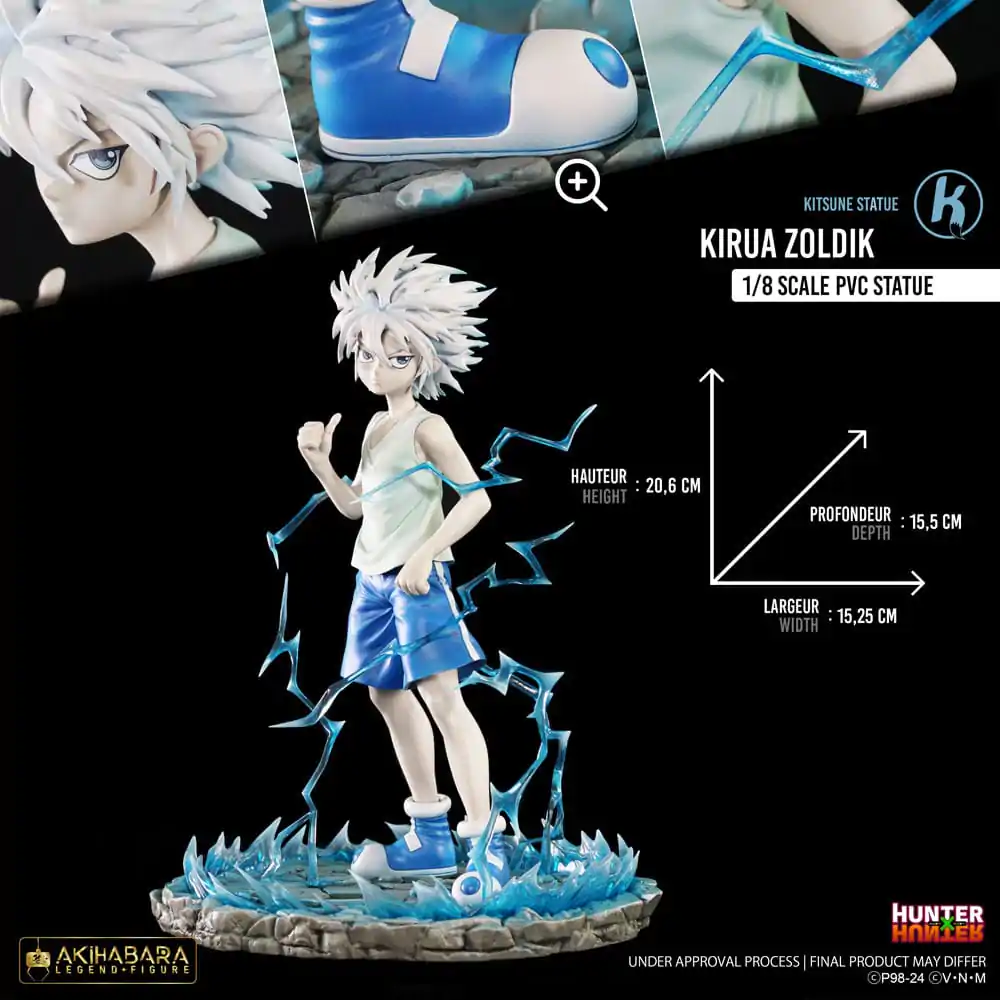 Hunter × Hunter Akihabara Legend figúrka PVC socha 1/8 Killua (God Speed Mode) 21 cm produktová fotografia