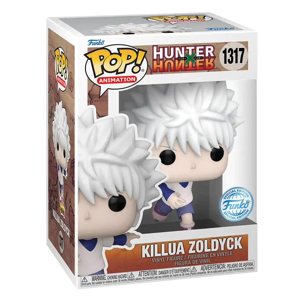 Hunter x Hunter POP! Animation vinylové figúrky Killua skateboarddal 9 cm termékfotó