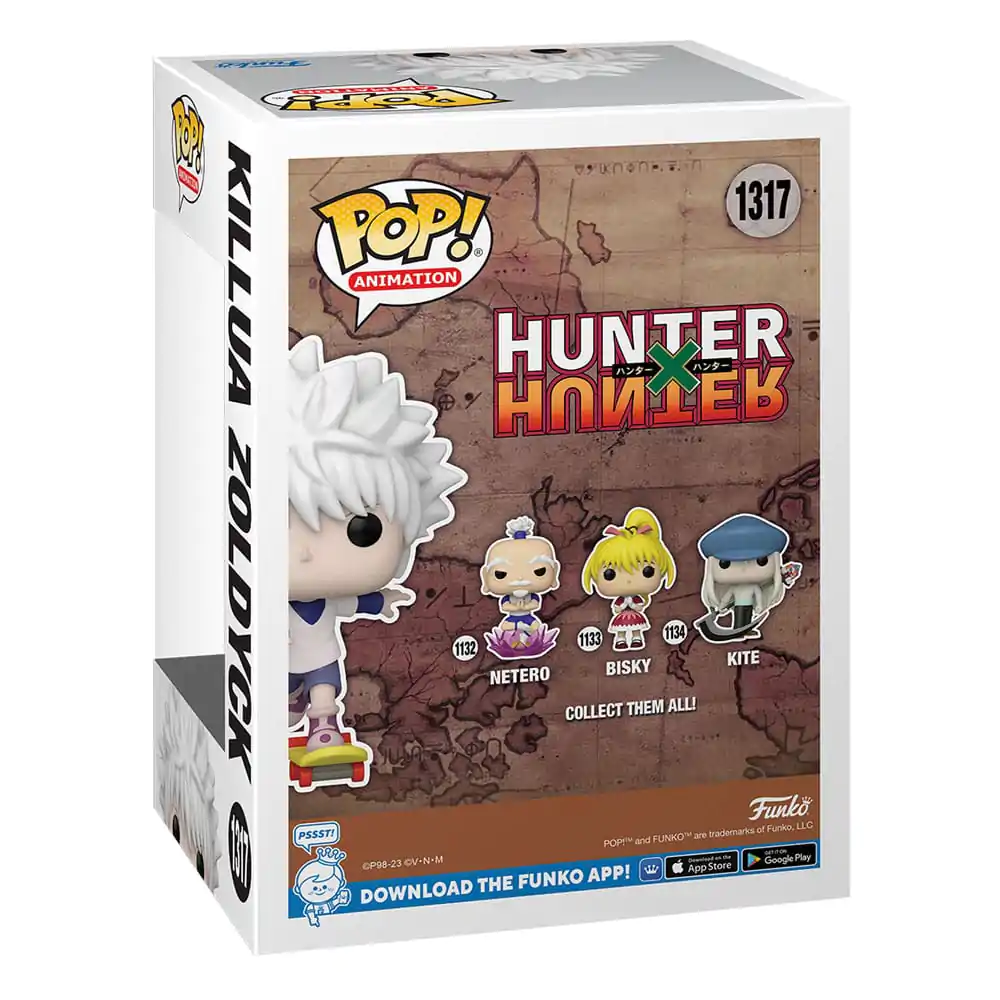 Hunter x Hunter POP! Animation vinylové figúrky Killua skateboarddal 9 cm termékfotó