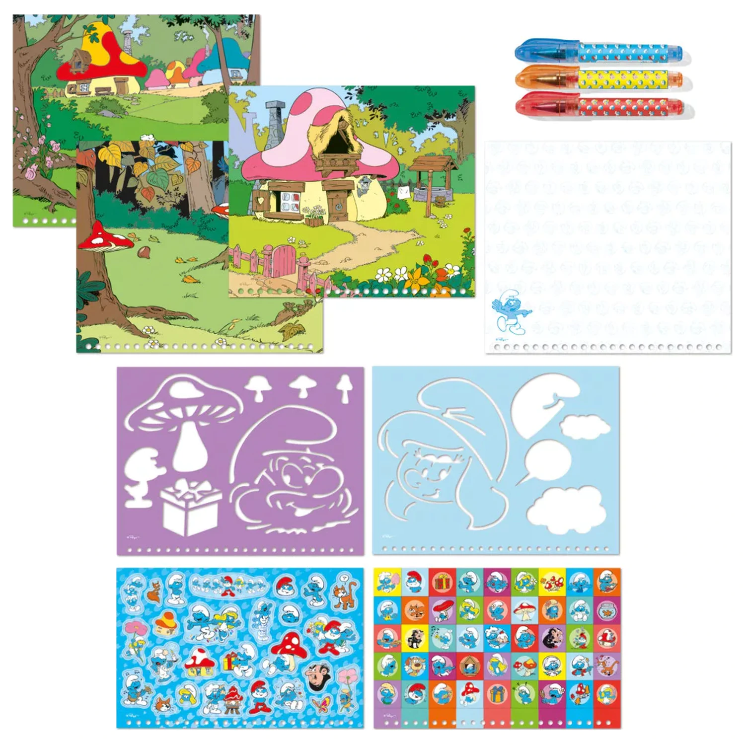 Smurfs veselý set na aktivity produktová fotografia