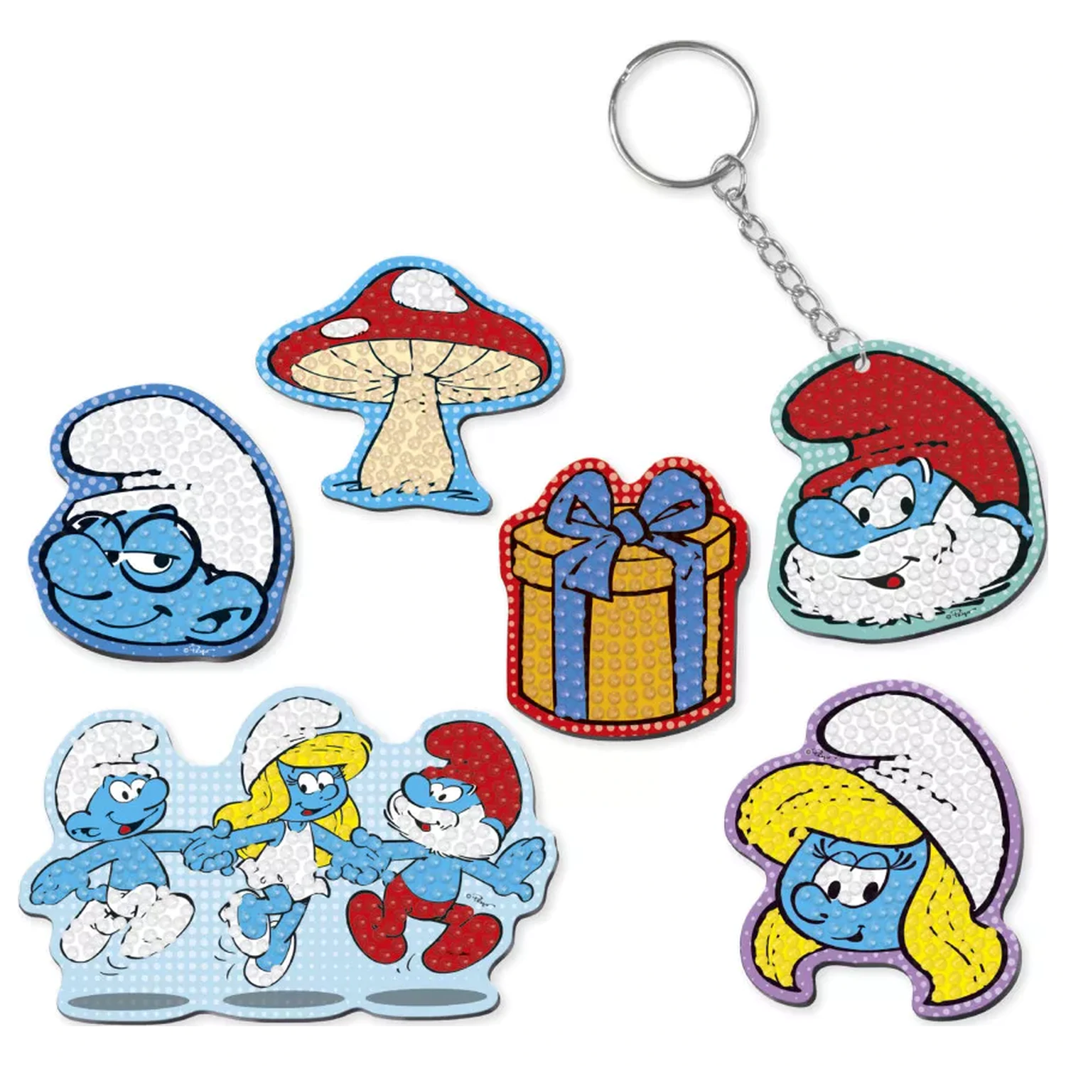 The Smurfs Happy Diamond-Dot magnetická sada produktová fotografia