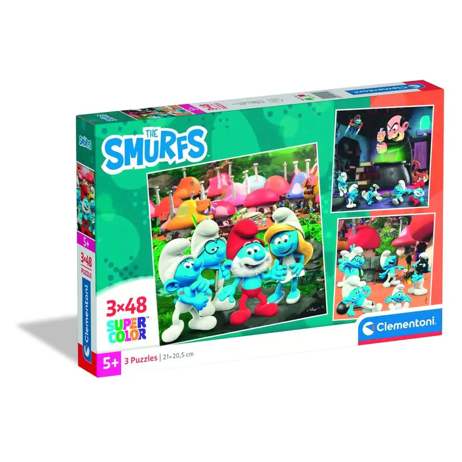 The Smurfs puzzle 3 x 48 dielikov produktová fotografia