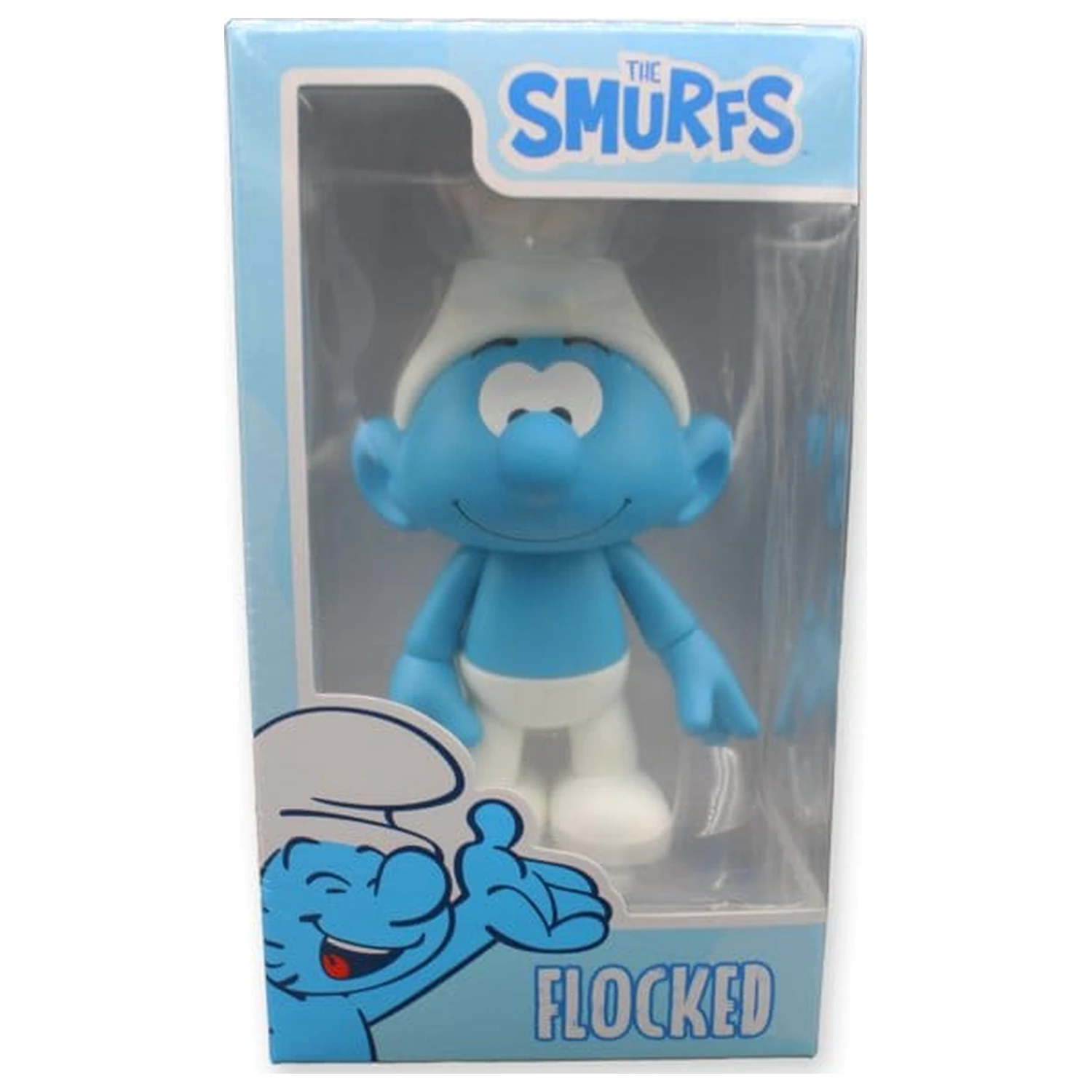The Smurfs vinylová figúrka Smurf White and Blue - Flocked 19 cm produktová fotografia