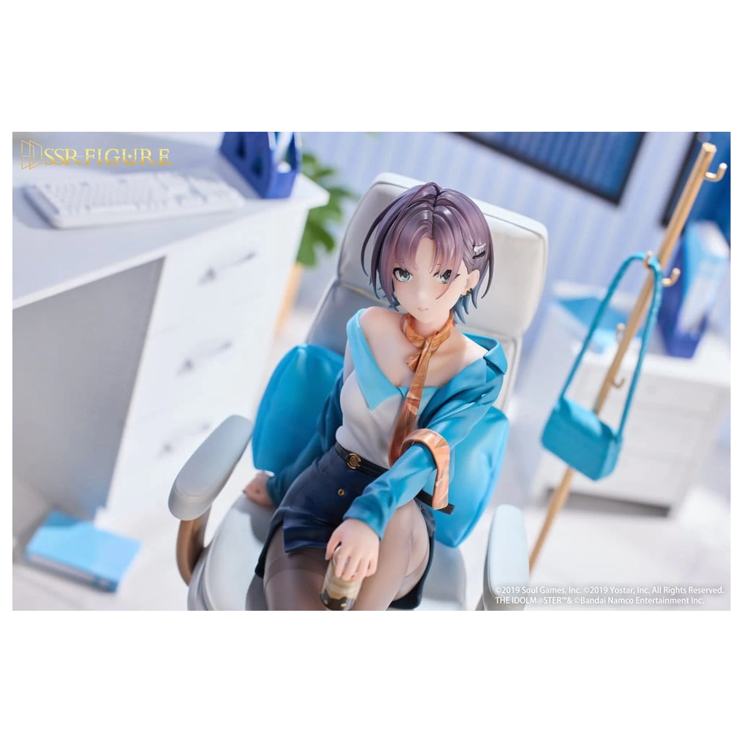 Idolmaster Shiny Colors x Mahjong Soul SSR PVC Socha 1/7 Asakura Tooru Leisurely Grace Ver. 21 cm produktová fotografia