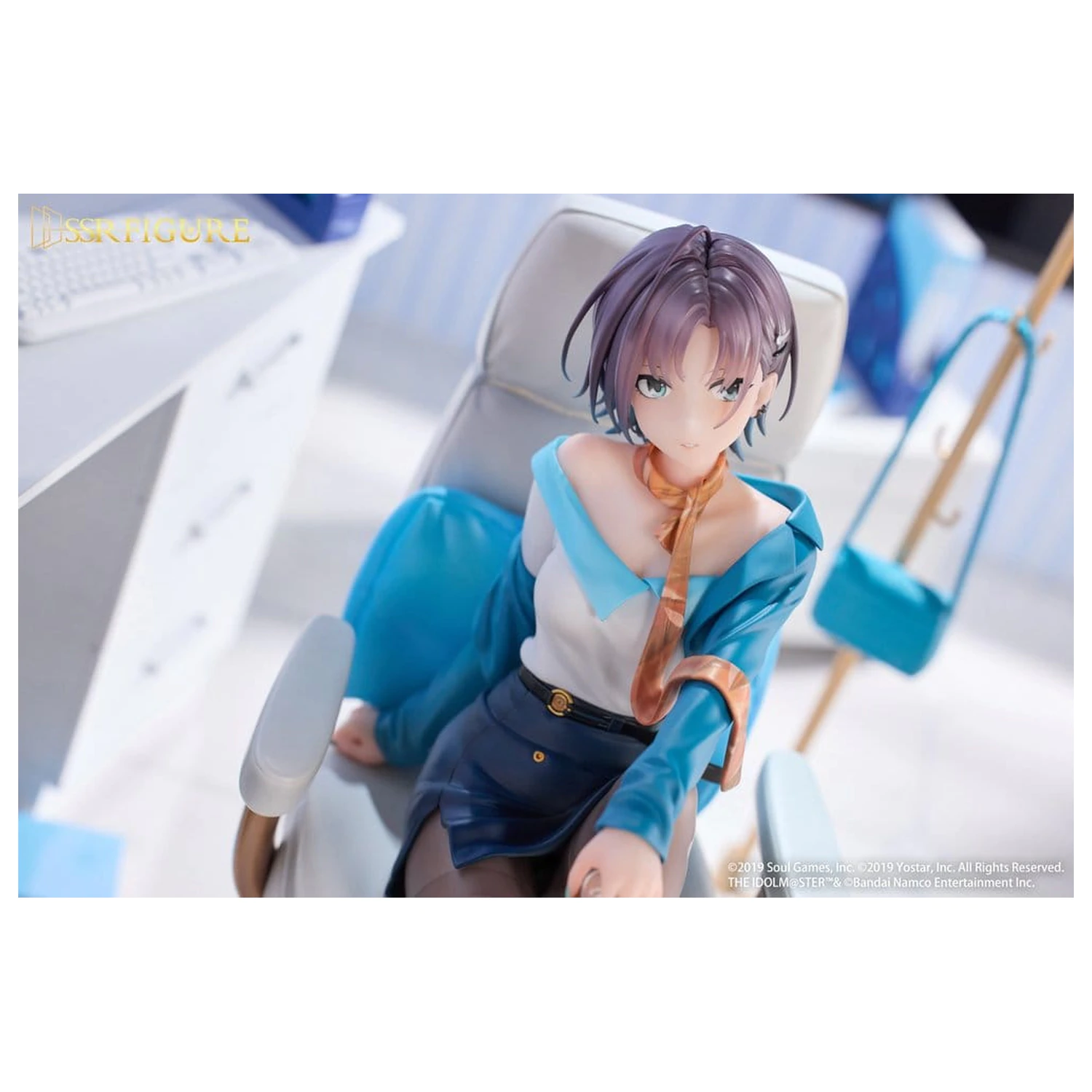 Idolmaster Shiny Colors x Mahjong Soul SSR PVC Socha 1/7 Asakura Tooru Leisurely Grace Ver. 21 cm produktová fotografia