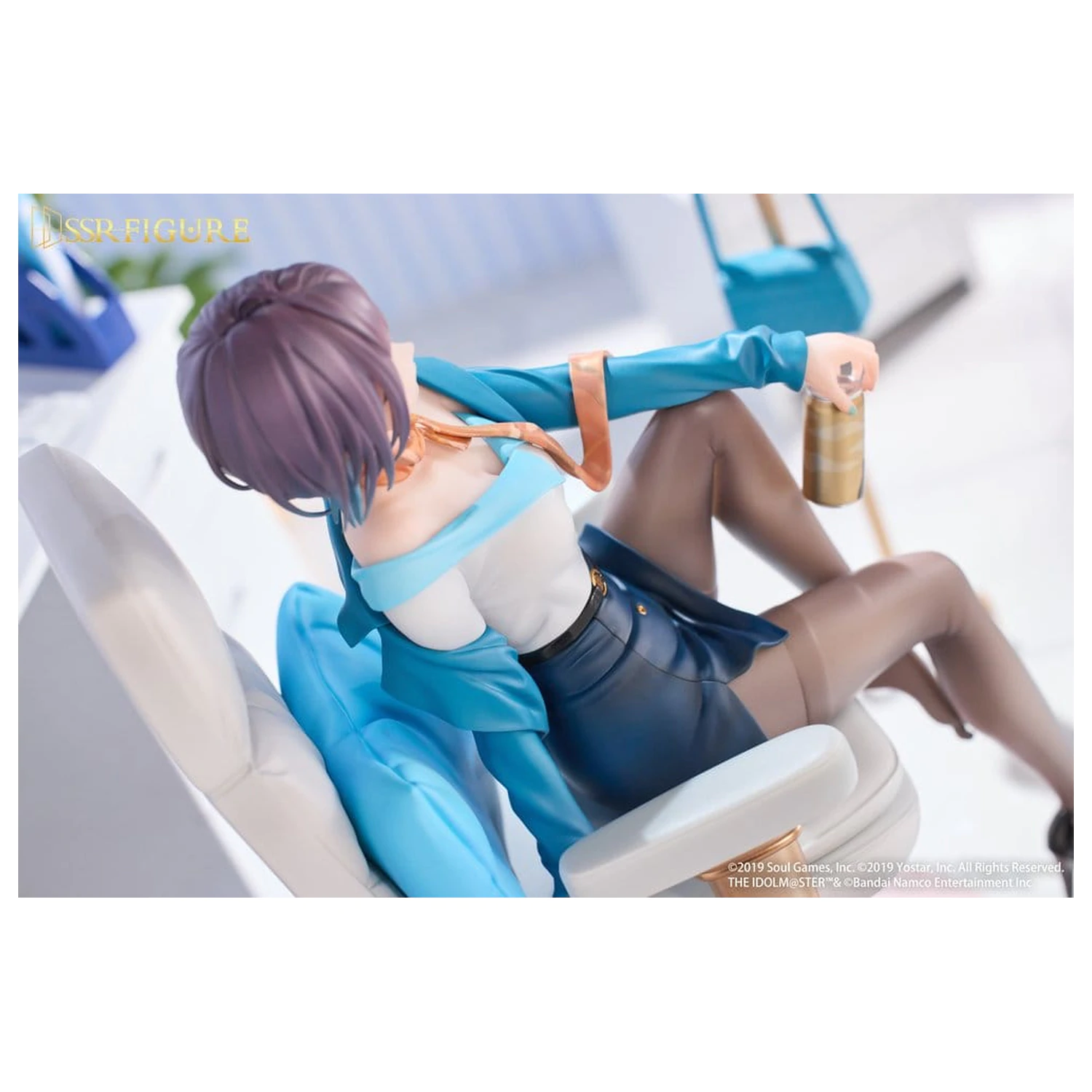 Idolmaster Shiny Colors x Mahjong Soul SSR PVC Socha 1/7 Asakura Tooru Leisurely Grace Ver. 21 cm produktová fotografia