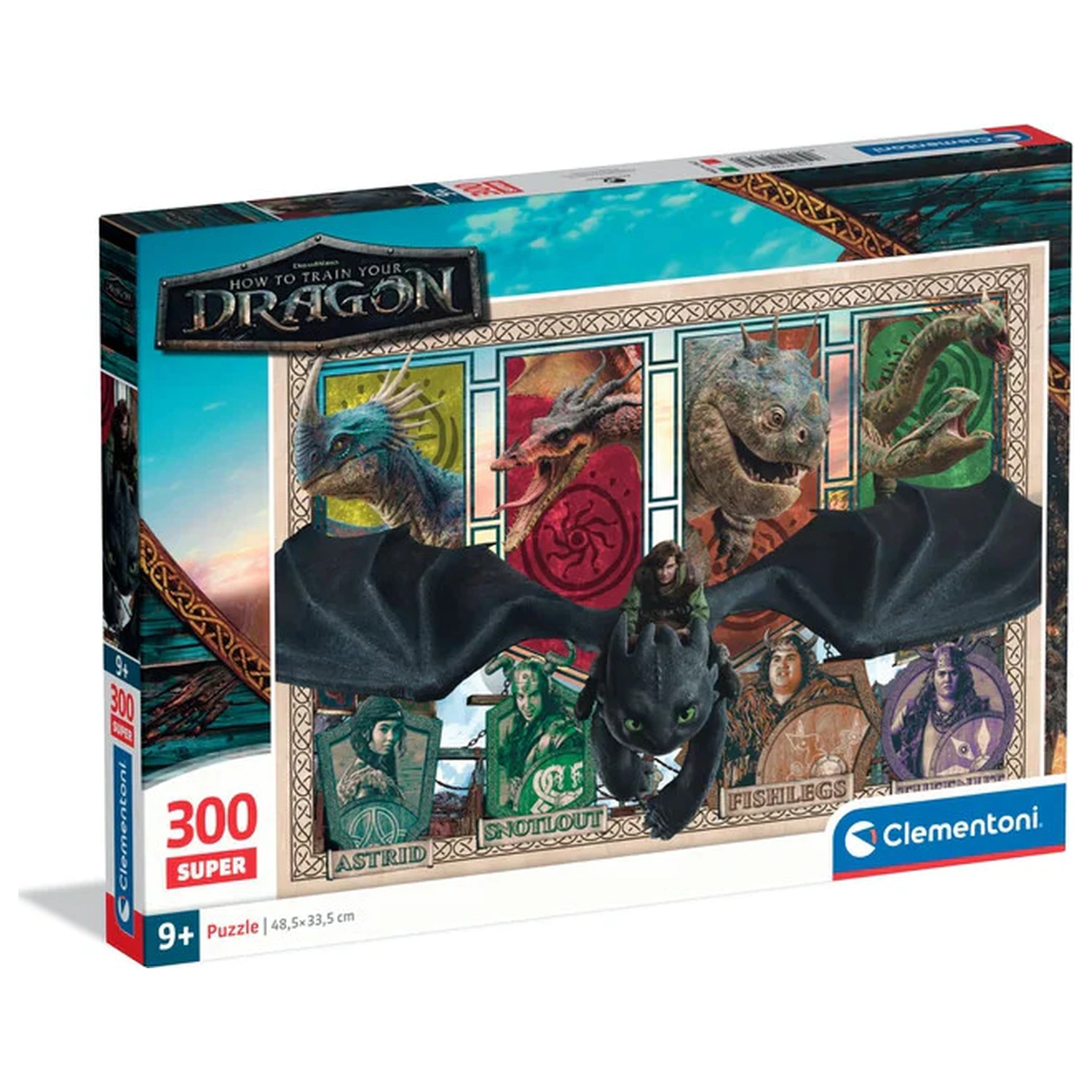 How to Train Your Dragon Mystic Skies puzzle s 300 dielikmi produktová fotografia