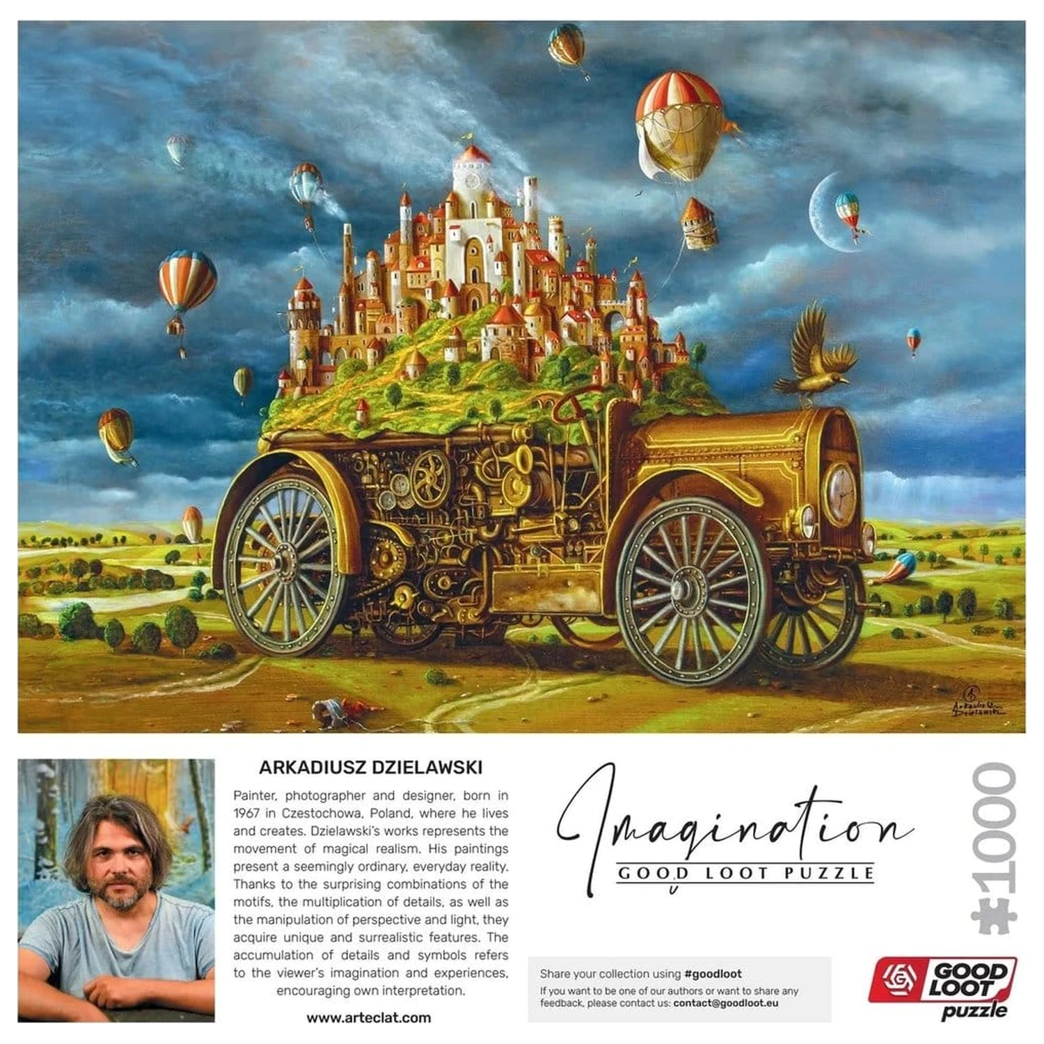 Imagination Series Puzzle Arkadiusz Dzielawski Wielka przeprowadzka (1000 kúskov) produktová fotografia