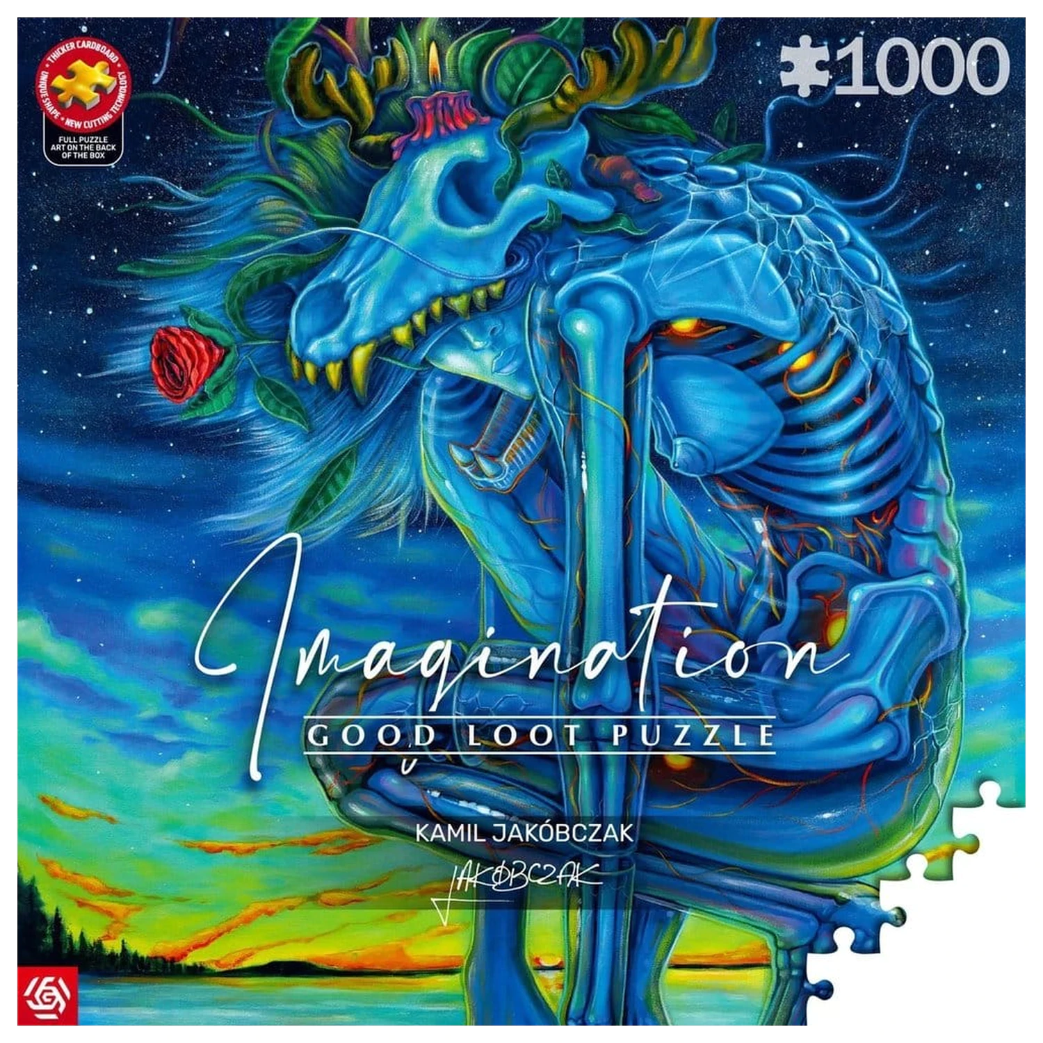 Imagination Series Puzzle Kamil Jakóbczak Bialy Wilk (1000 kúskov) produktová fotografia