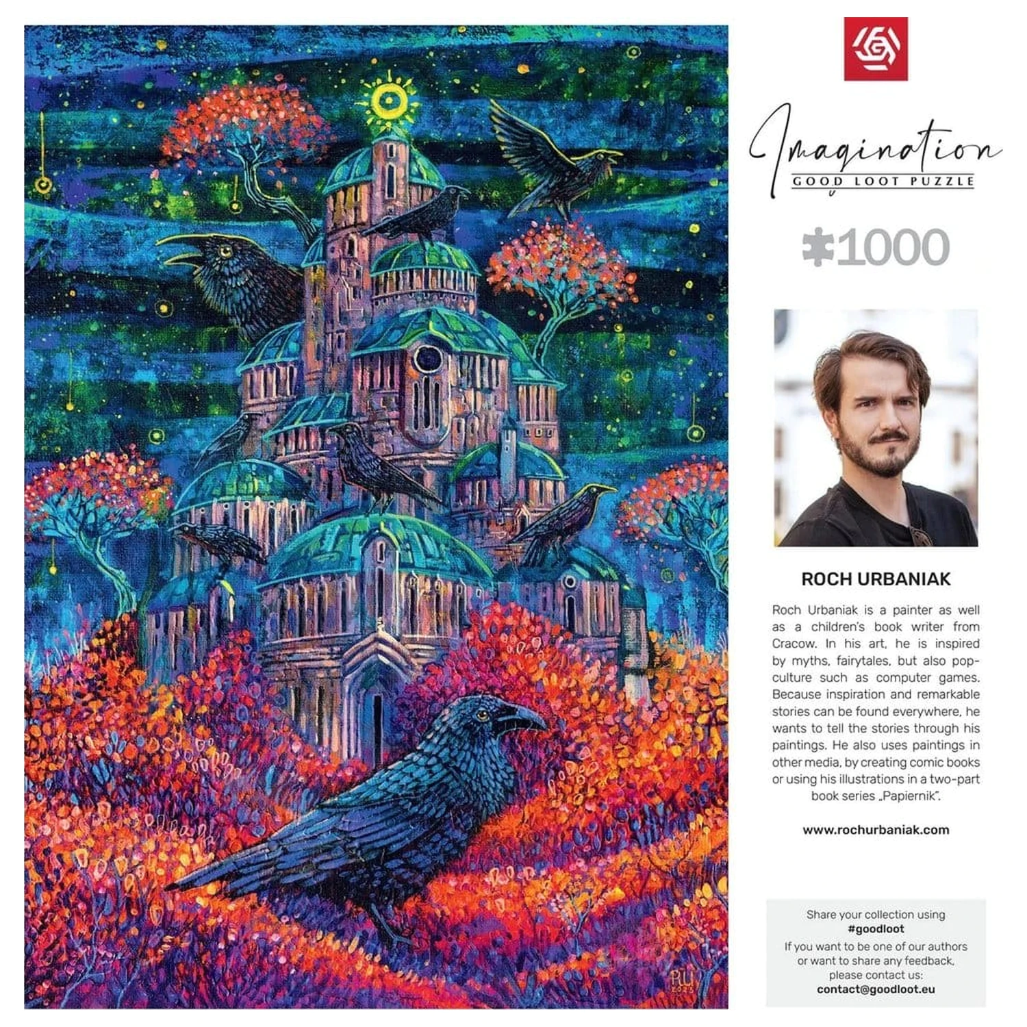 Imagination Series Skladačka Roch Urbaniak Twierdza Pani Kruków (1000 kusov) produktová fotografia