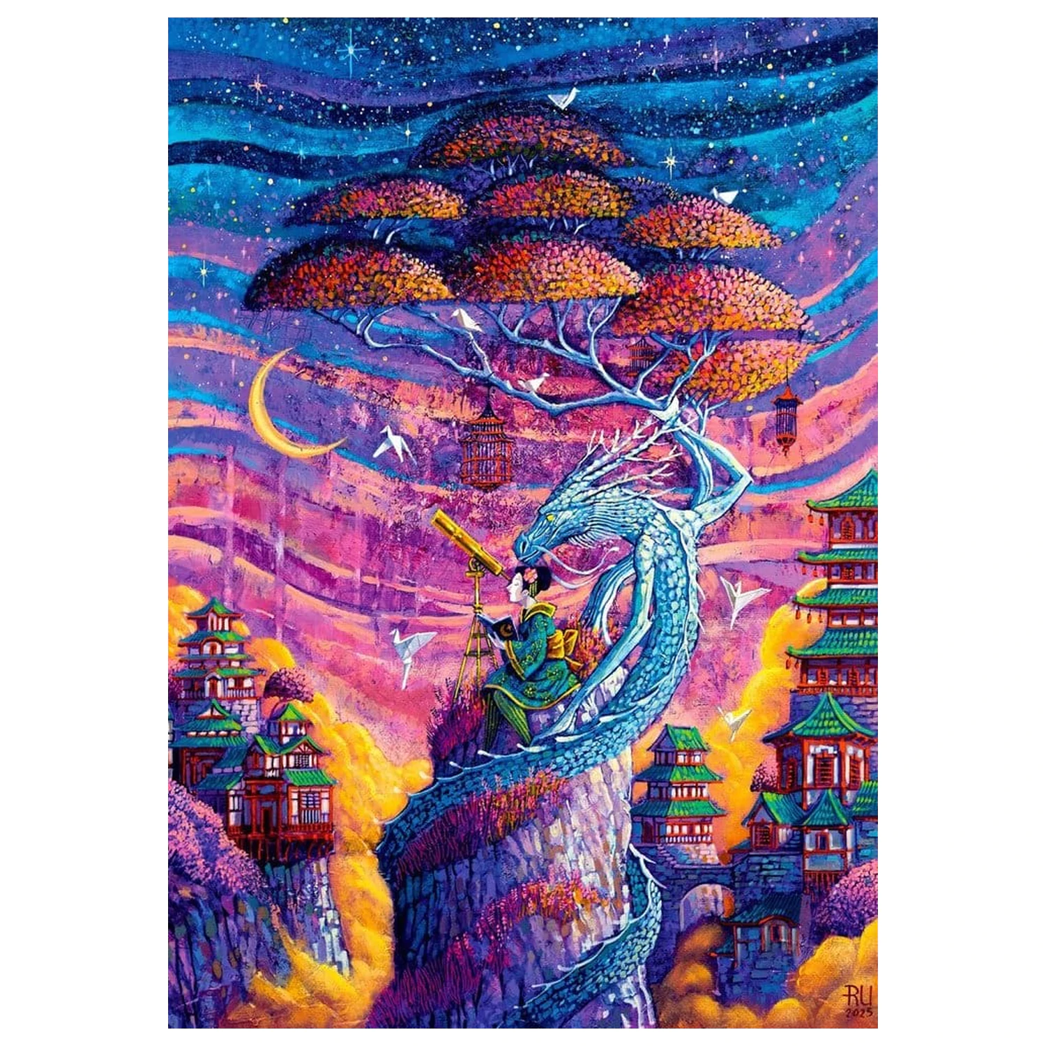 Imagination Series Puzzle Roch Urbaniak Sakura i Ryu (1000 kúskov) produktová fotografia