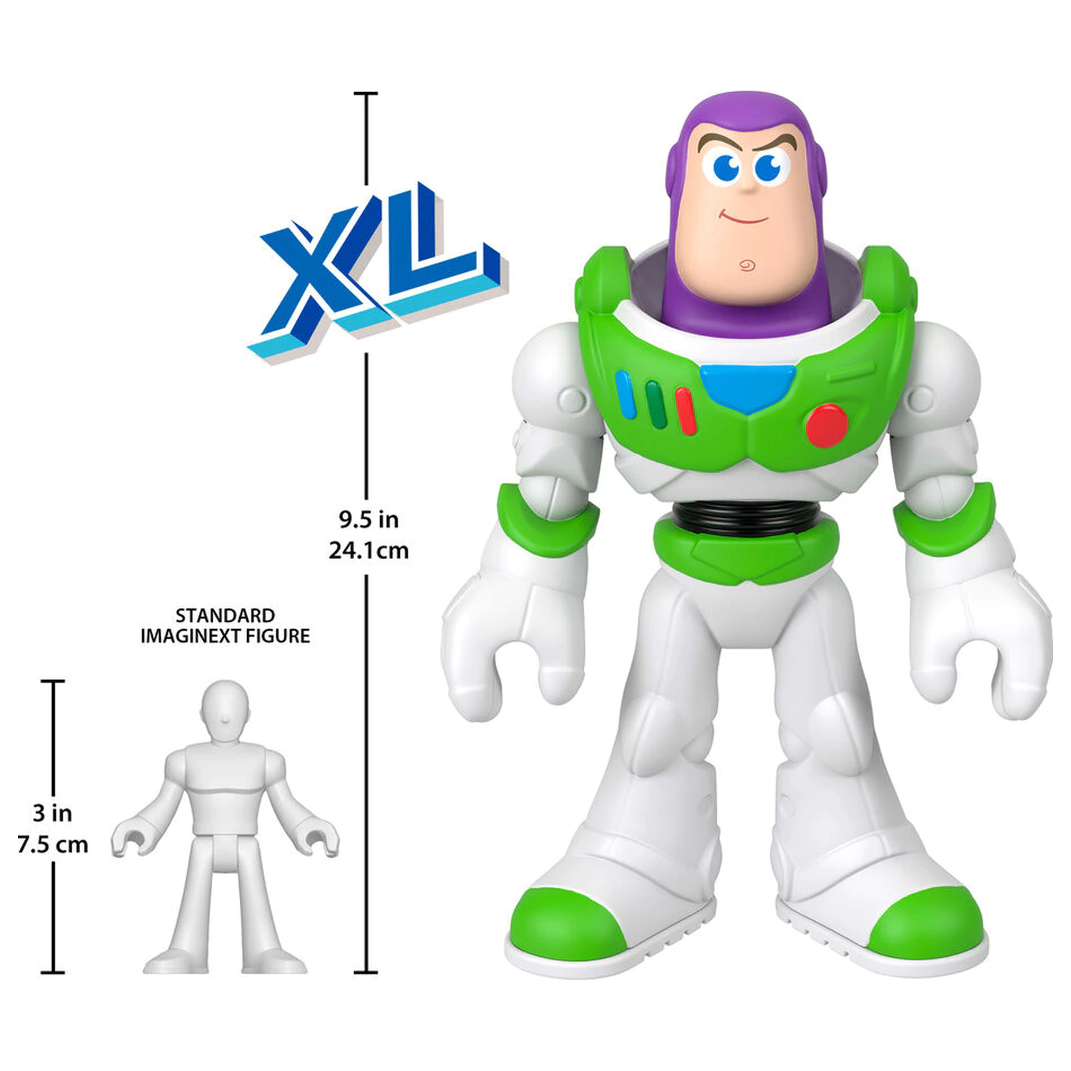 Imaginext Disney Pixar Toy Story Buzz Lightyear XL figúrka 22 cm produktová fotografia