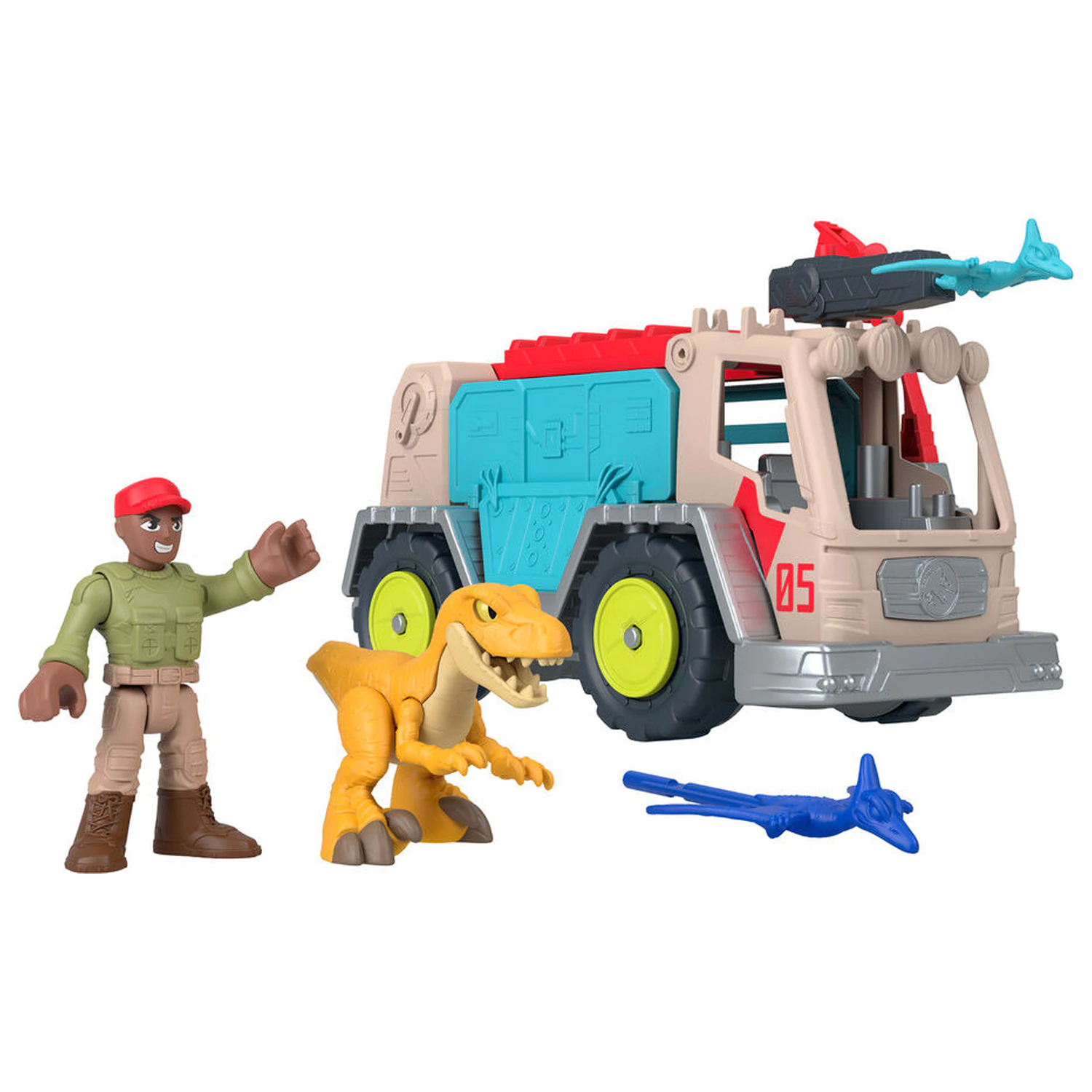 Imaginext Jurassic World súprava na hranie s vozidlom produktová fotografia