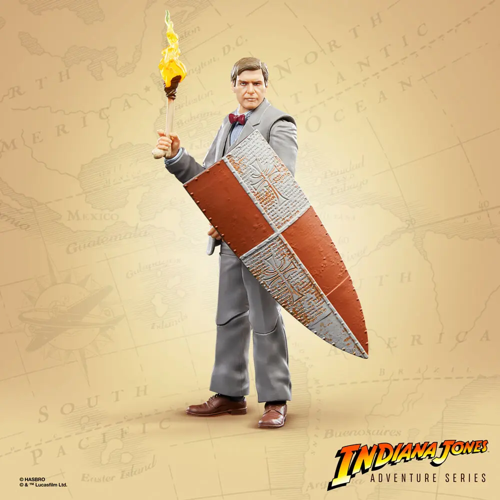 Indiana Jones Adventure Series Akčná figúrka Indiana Jones (Professor) (Indiana Jones a posledná križiacka výprava) 15 cm termékfotó