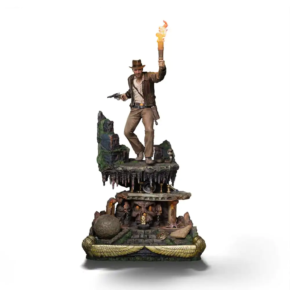 Indiana Jones Art Scale Deluxe soška 1/10 Indiana Jones 40 cm termékfotó