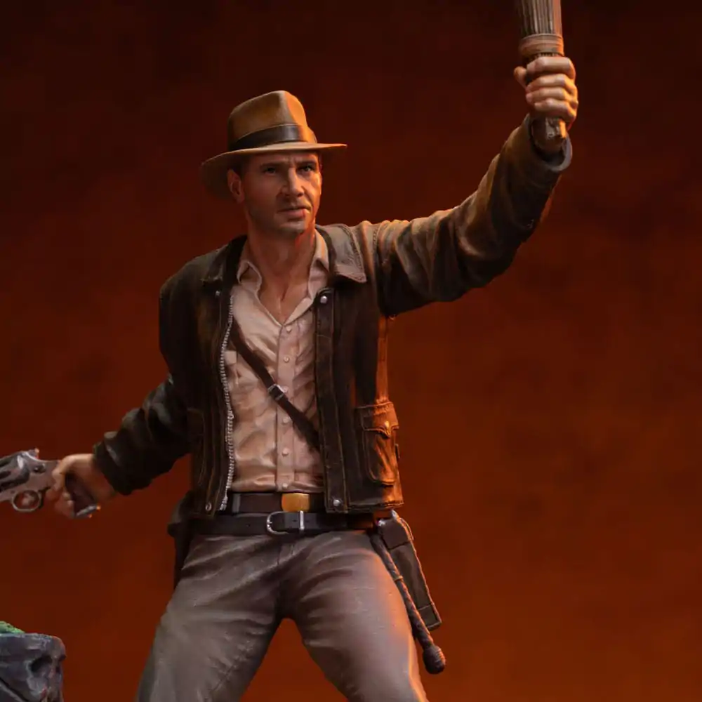 Indiana Jones Art Scale Deluxe soška 1/10 Indiana Jones 40 cm termékfotó