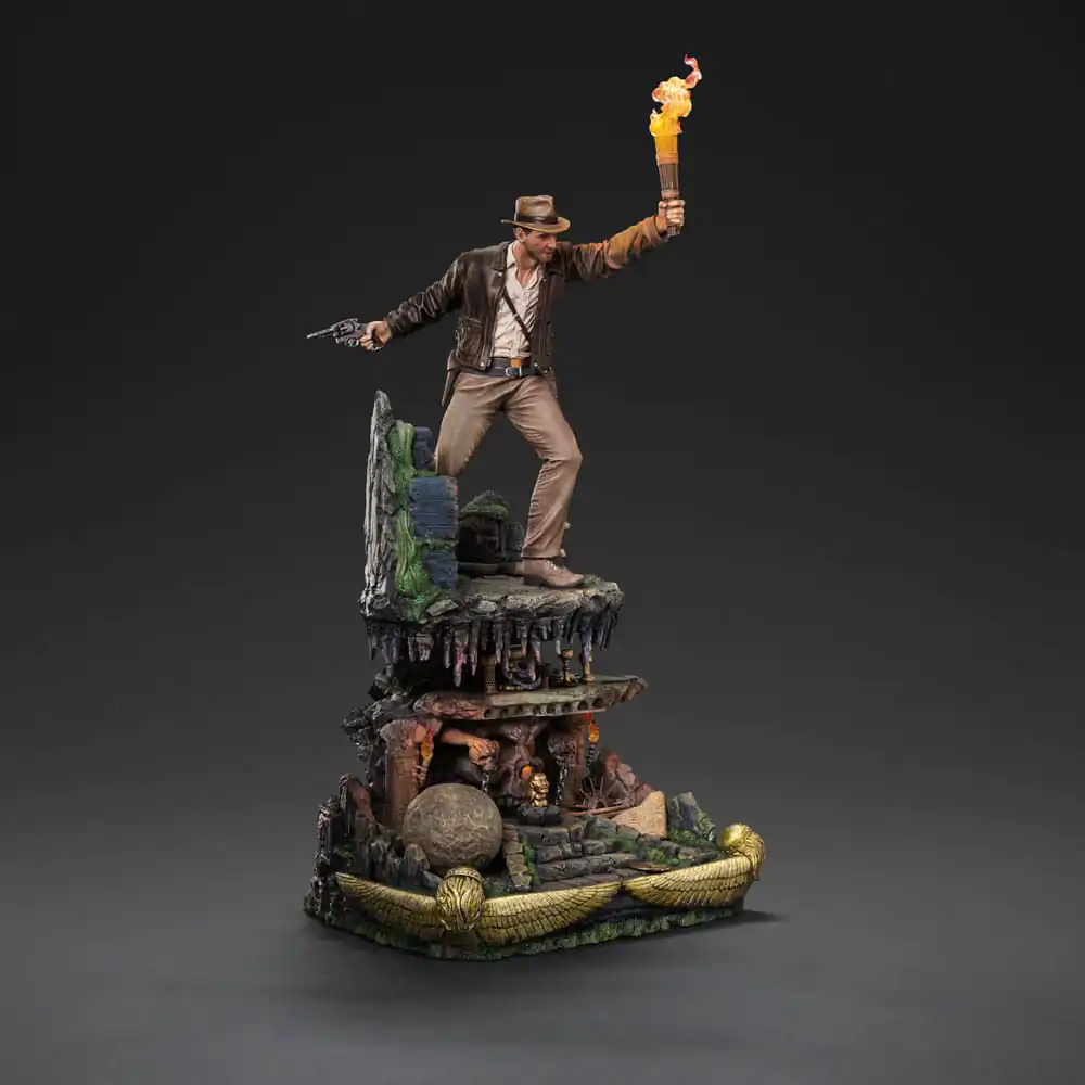 Indiana Jones Art Scale Deluxe soška 1/10 Indiana Jones 40 cm termékfotó