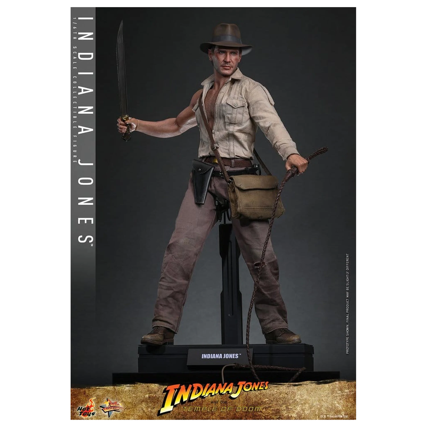 Indiana Jones Movie Masterpiece Akčná figúrka 1/6 Indiana Jones 30 cm produktová fotografia