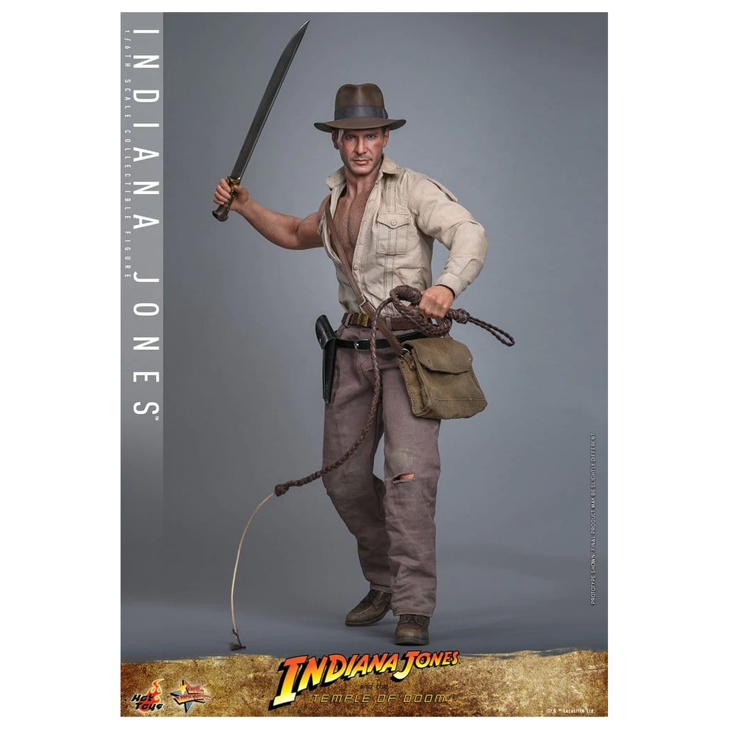 Indiana Jones Movie Masterpiece Akčná figúrka 1/6 Indiana Jones 30 cm produktová fotografia