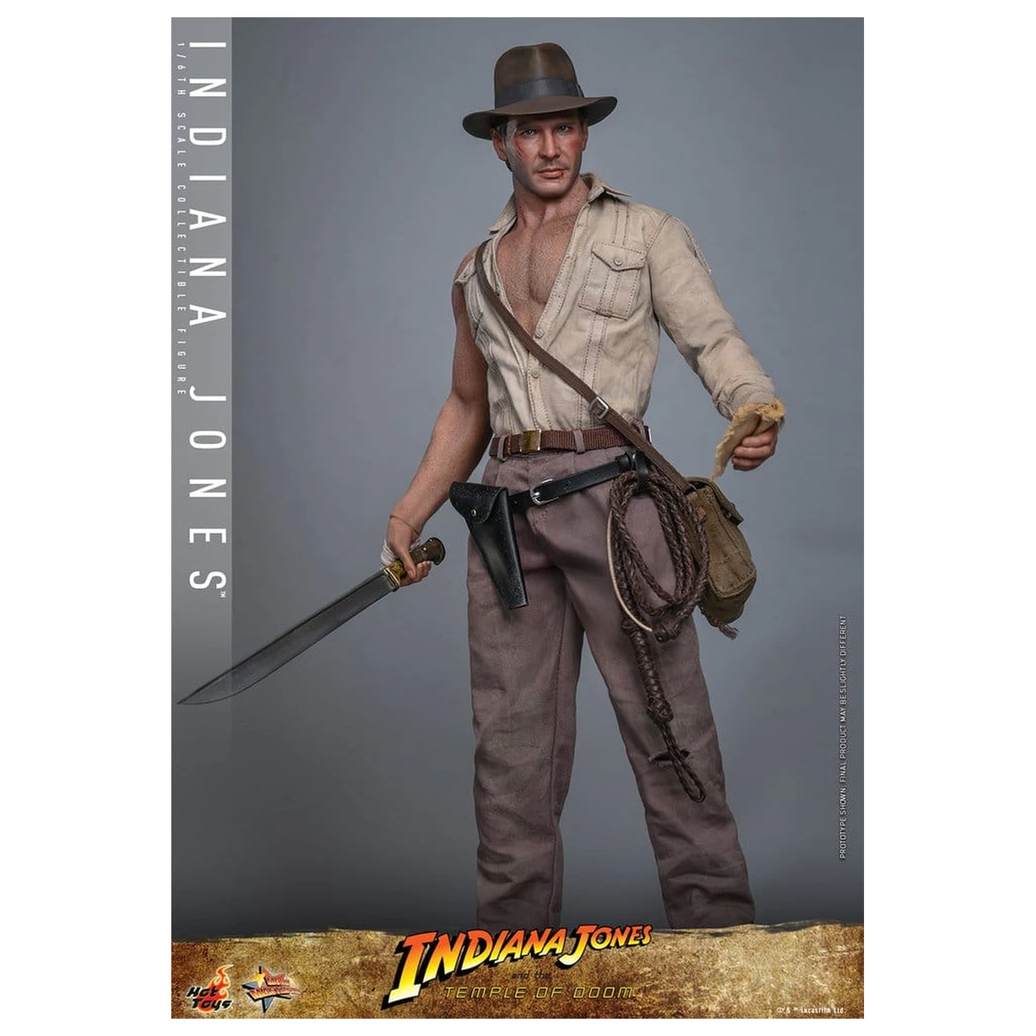 Indiana Jones Movie Masterpiece Akčná figúrka 1/6 Indiana Jones 30 cm produktová fotografia