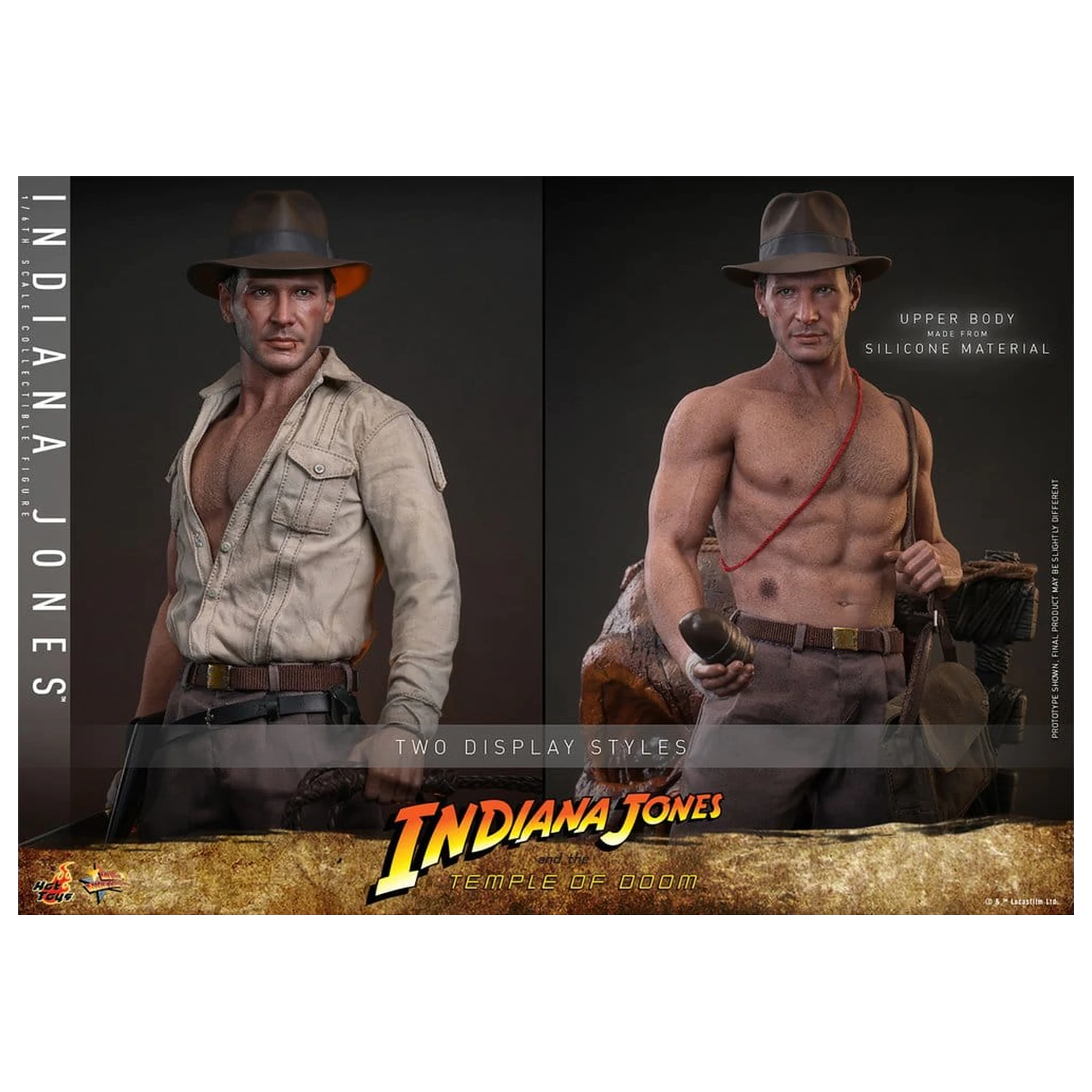 Indiana Jones Movie Masterpiece Akčná figúrka 1/6 Indiana Jones 30 cm produktová fotografia
