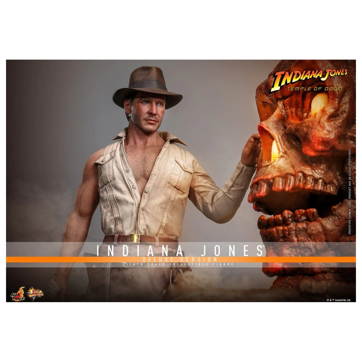 Indiana Jones Movie Masterpiece akčná figúrka 1/6 Indiana Jones (Deluxe Version) 30 cm produktová fotografia