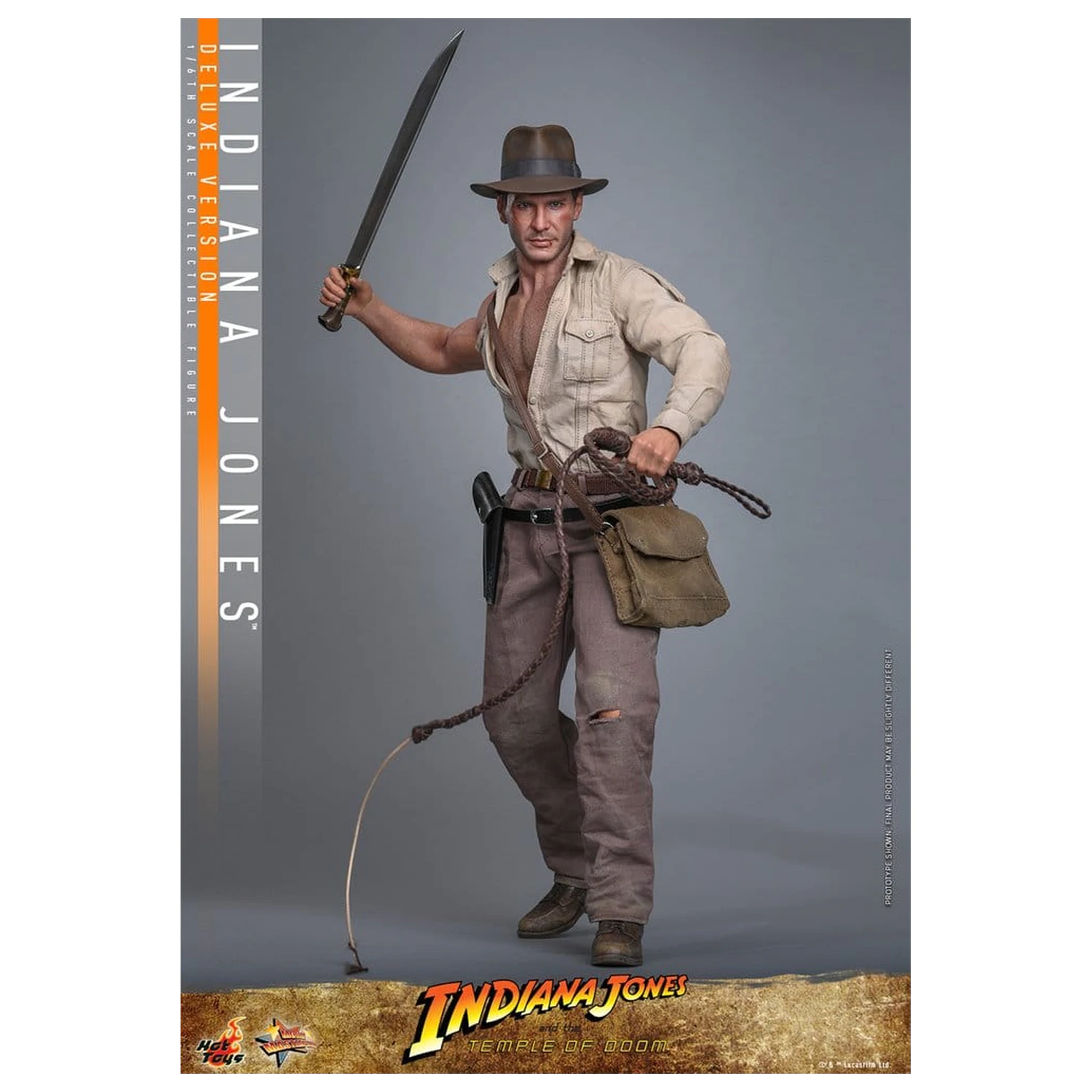 Indiana Jones Movie Masterpiece akčná figúrka 1/6 Indiana Jones (Deluxe Version) 30 cm produktová fotografia