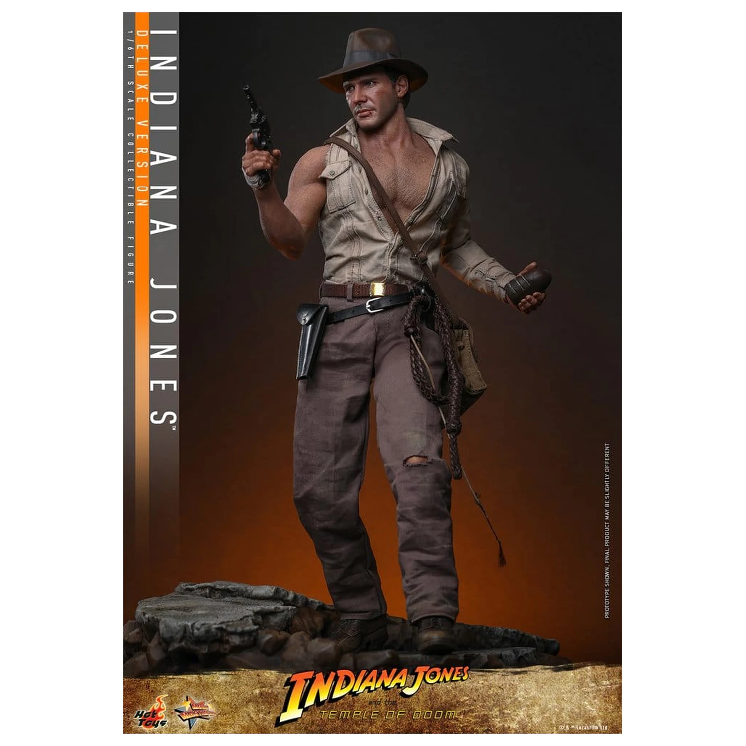 Indiana Jones Movie Masterpiece akčná figúrka 1/6 Indiana Jones (Deluxe Version) 30 cm produktová fotografia