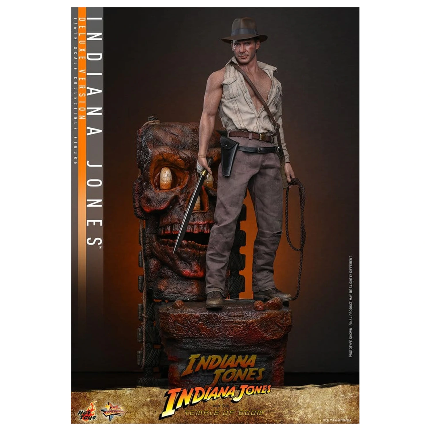 Indiana Jones Movie Masterpiece akčná figúrka 1/6 Indiana Jones (Deluxe Version) 30 cm produktová fotografia