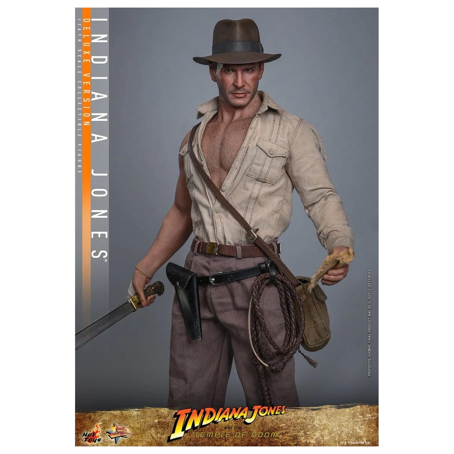 Indiana Jones Movie Masterpiece akčná figúrka 1/6 Indiana Jones (Deluxe Version) 30 cm produktová fotografia