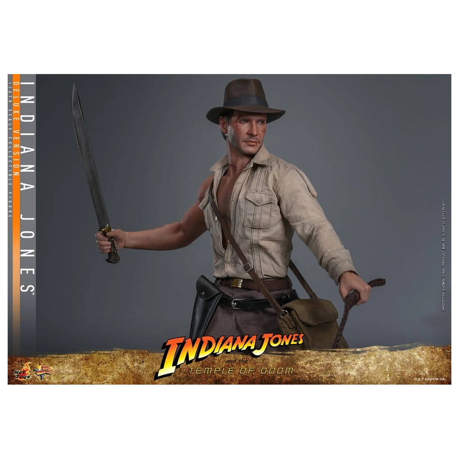 Indiana Jones Movie Masterpiece akčná figúrka 1/6 Indiana Jones (Deluxe Version) 30 cm produktová fotografia
