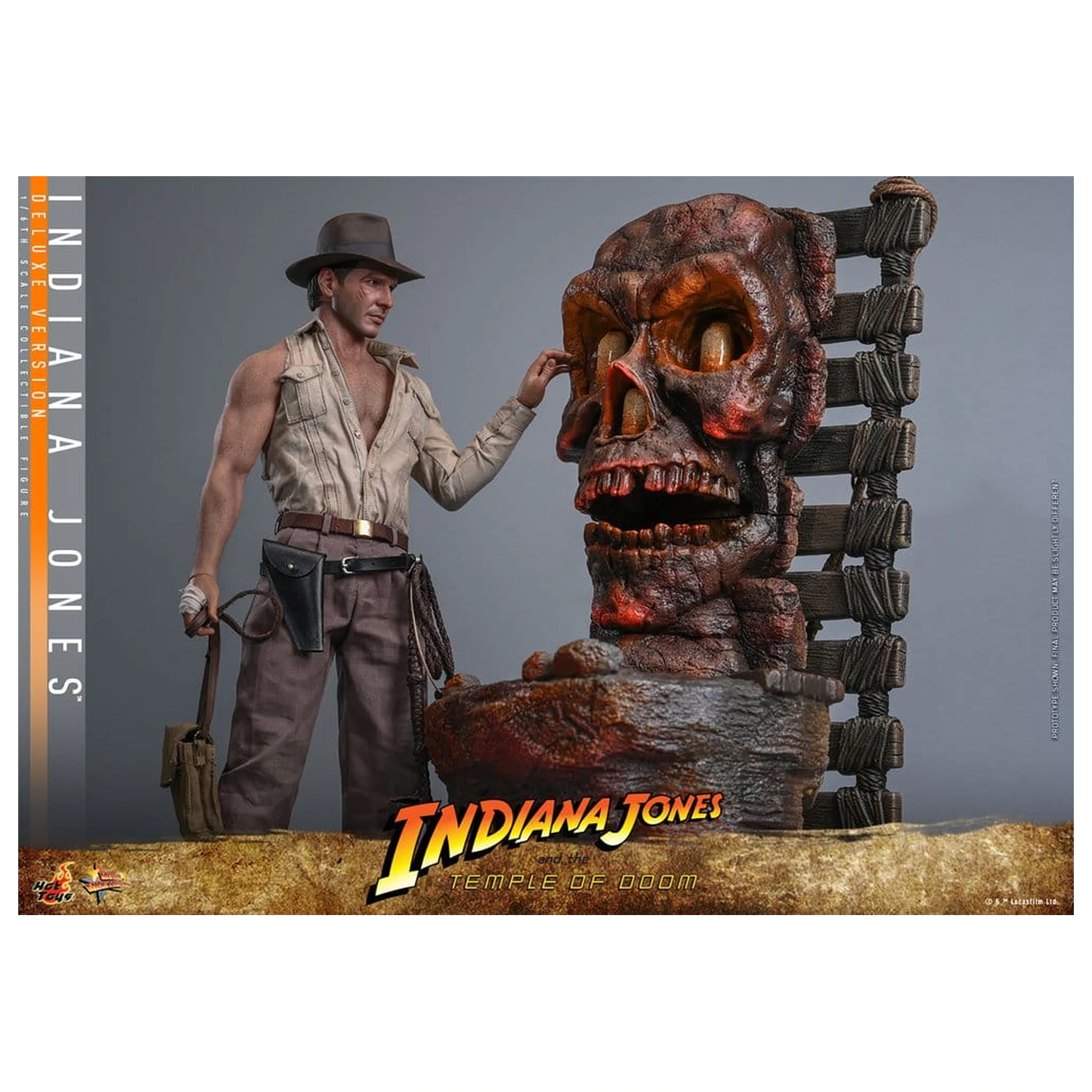 Indiana Jones Movie Masterpiece akčná figúrka 1/6 Indiana Jones (Deluxe Version) 30 cm produktová fotografia