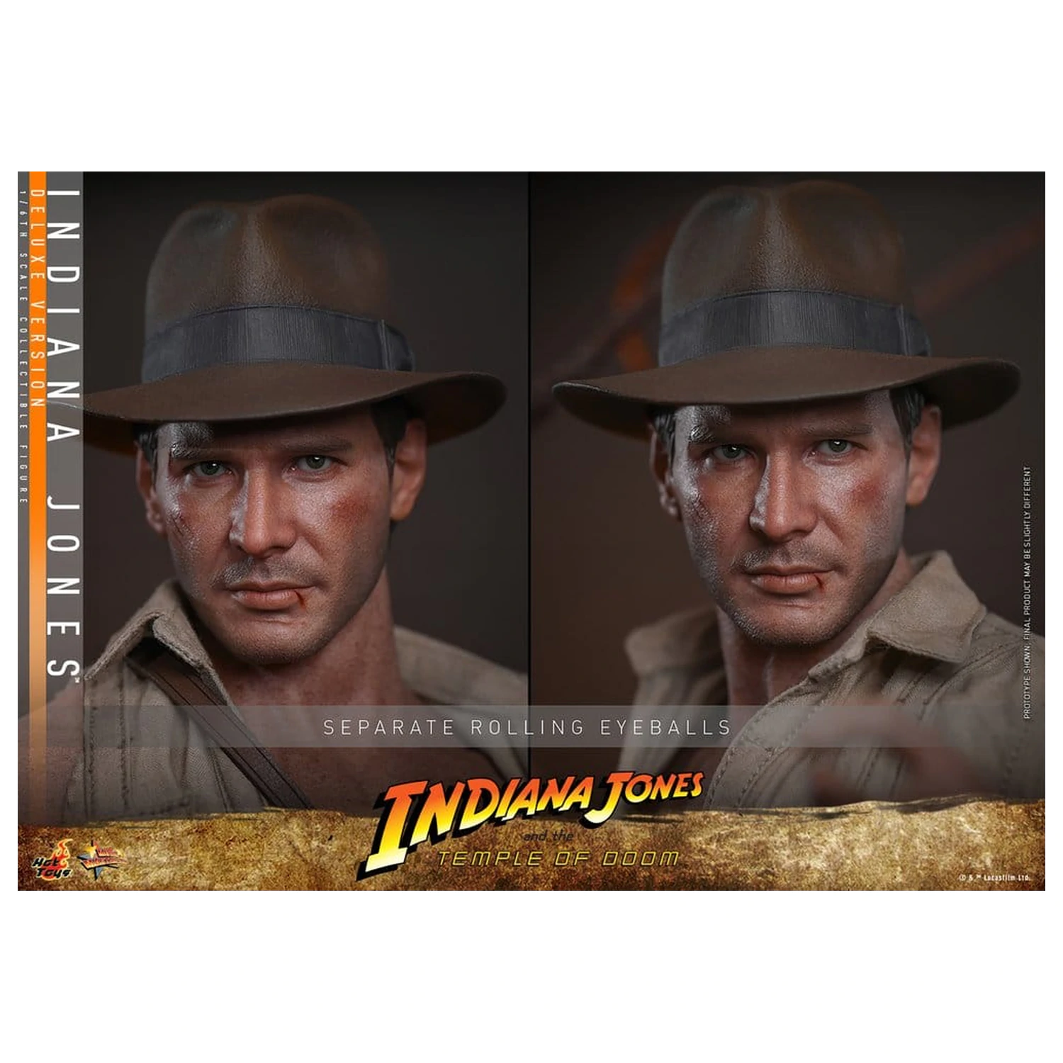 Indiana Jones Movie Masterpiece akčná figúrka 1/6 Indiana Jones (Deluxe Version) 30 cm produktová fotografia