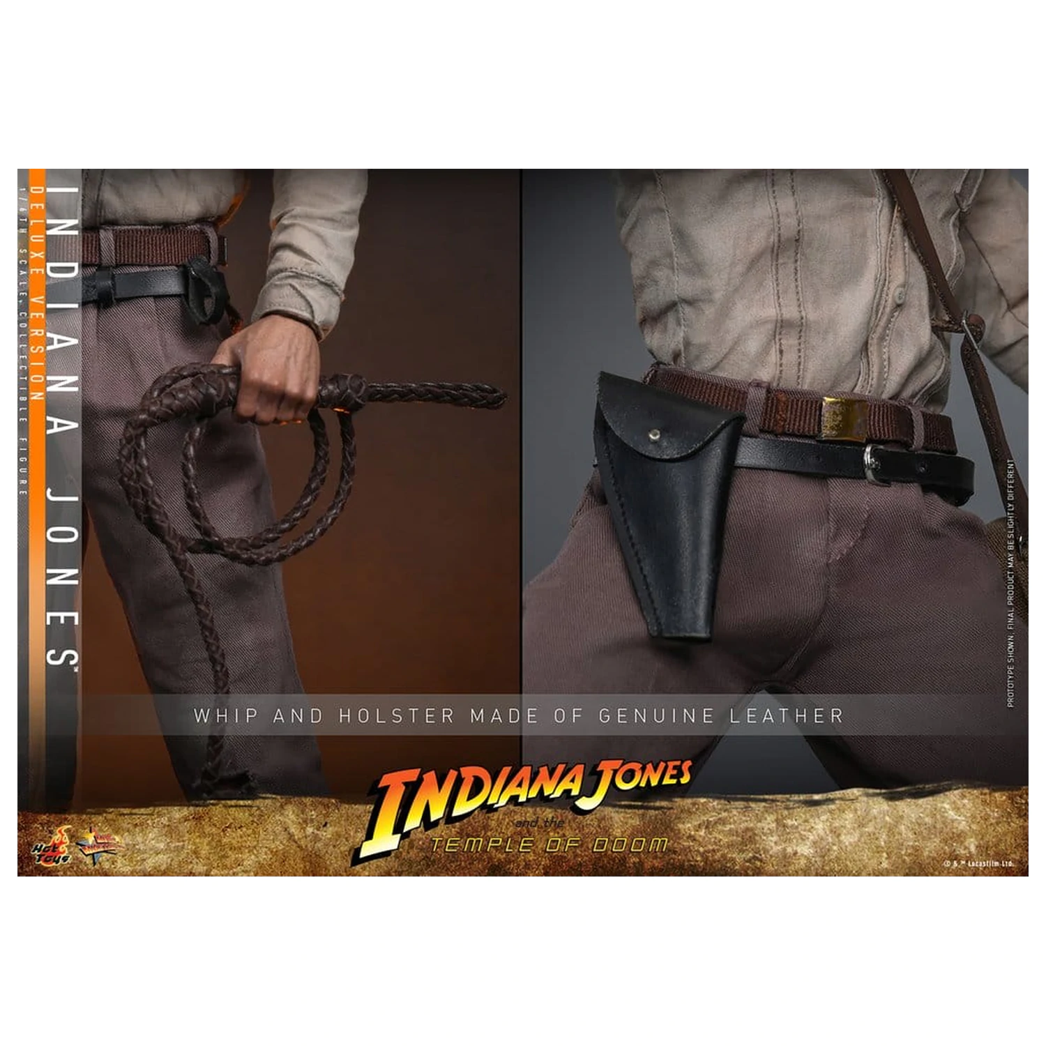 Indiana Jones Movie Masterpiece akčná figúrka 1/6 Indiana Jones (Deluxe Version) 30 cm produktová fotografia