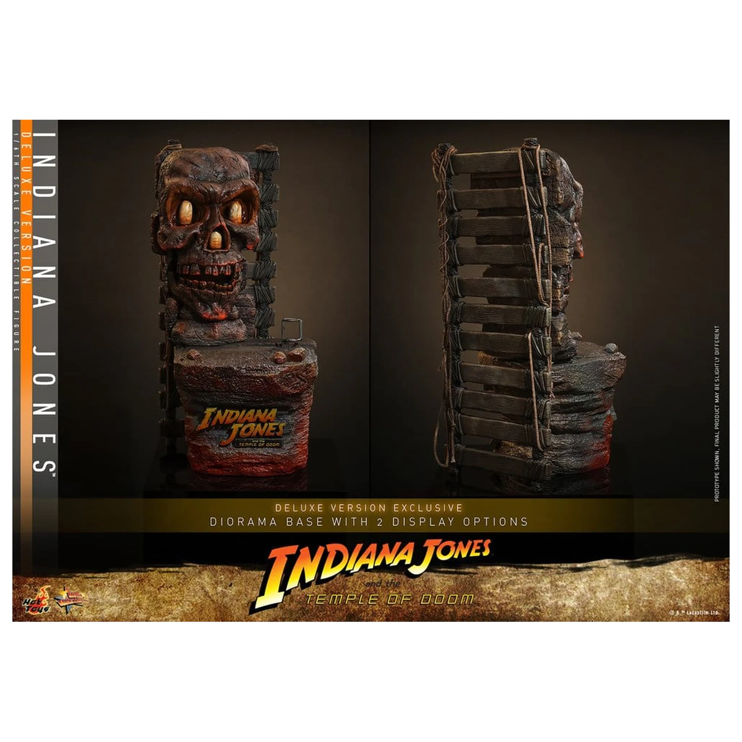 Indiana Jones Movie Masterpiece akčná figúrka 1/6 Indiana Jones (Deluxe Version) 30 cm produktová fotografia