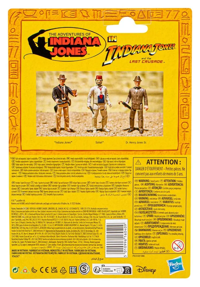 Indiana Jones Retro Collection Akčná figúrka Sallah (The Last Crusade) 10 cm produktová fotografia