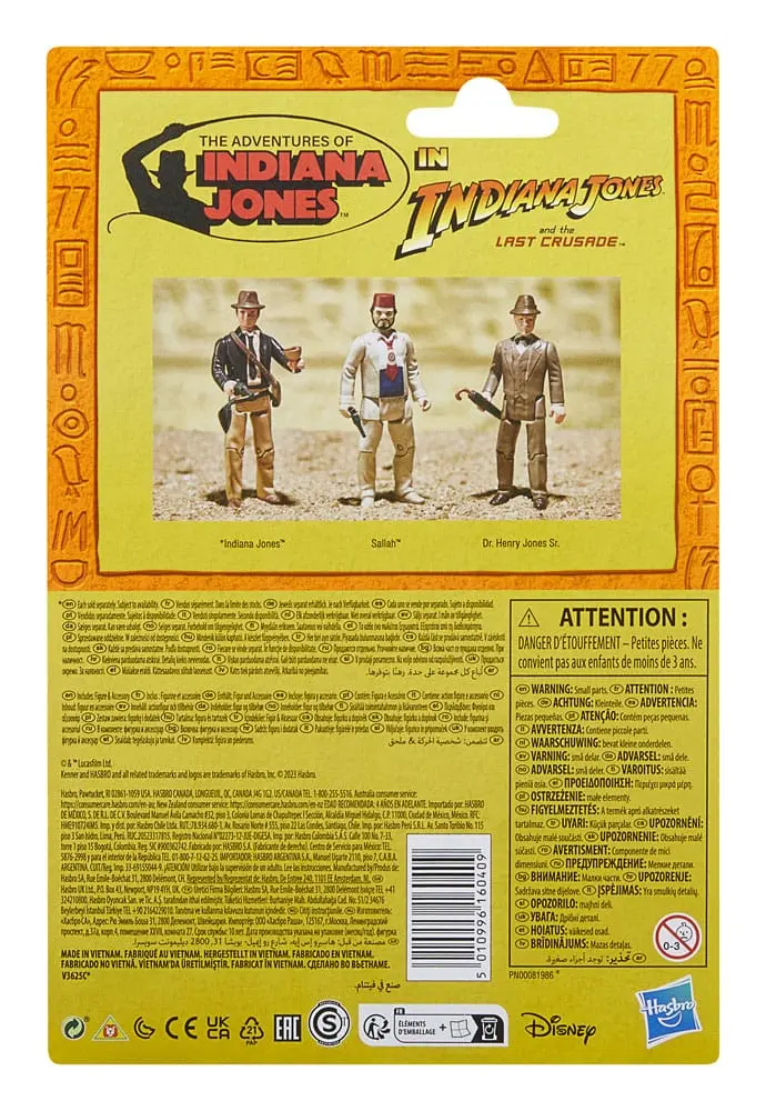 Indiana Jones Retro Collection Akčná figúrka Sallah (The Last Crusade) 10 cm produktová fotografia