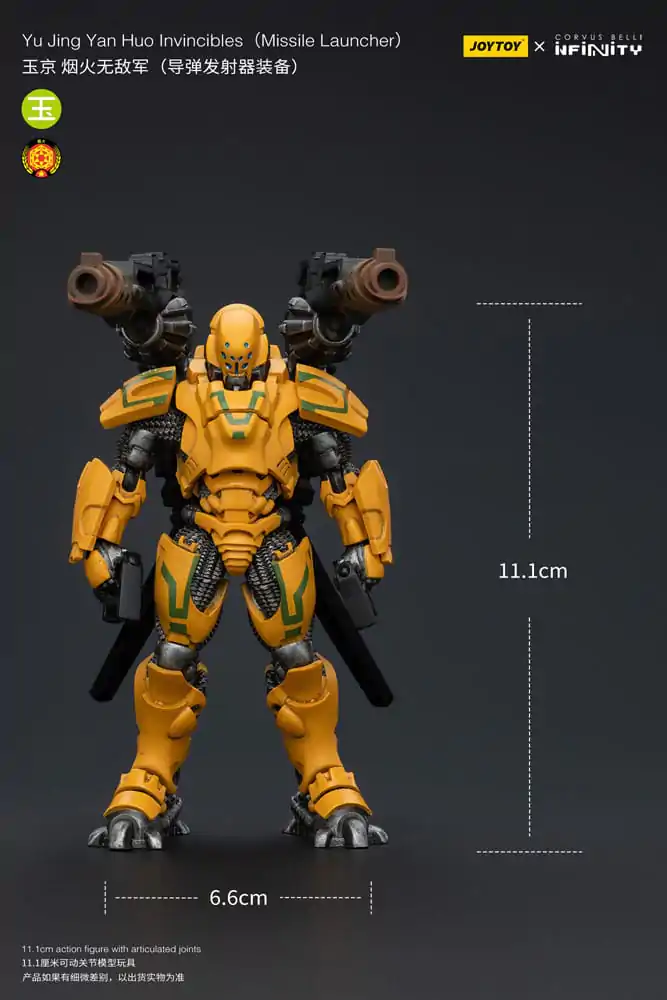 Akčná figúrka Infinity 1/18 Yu Yuding Yan Huolnvincibles (Missile Launcher) 12 cm produktová fotografia