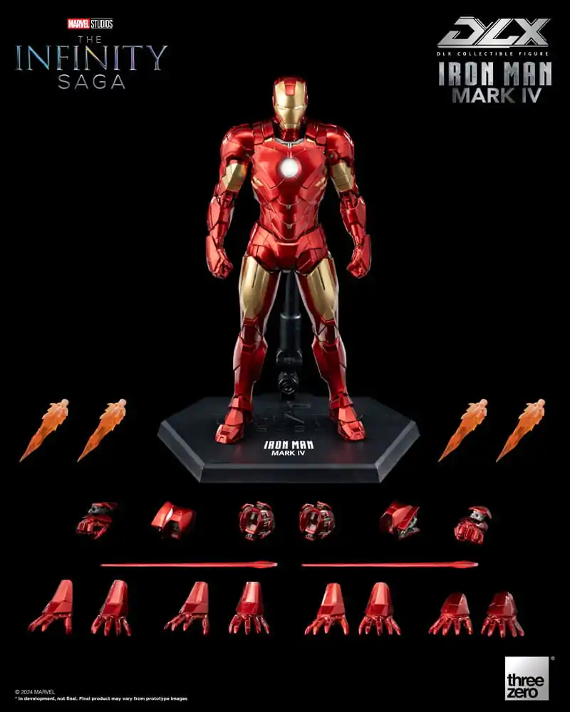 Infinity Saga DLX Akčná figúrka 1/12 Iron Man Mark 4 17 cm termékfotó