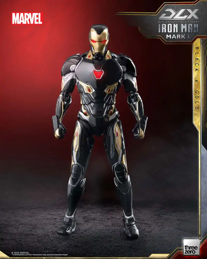 Infinity Saga DLX akčná figúrka 1/12 Iron Man Mark 50 (Black X Gold) 17 cm termékfotó