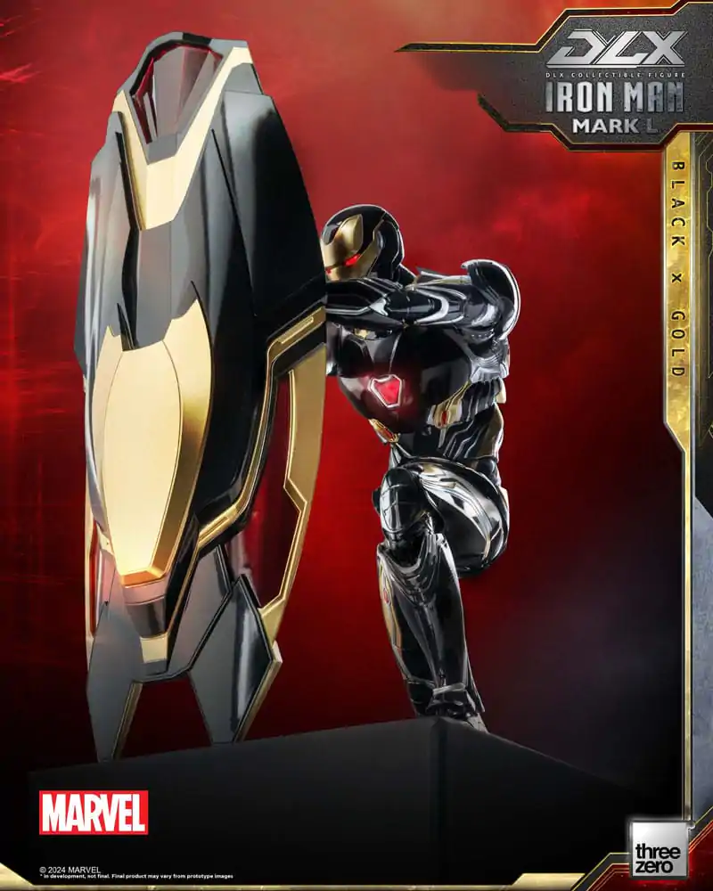 Infinity Saga DLX akčná figúrka 1/12 Iron Man Mark 50 (Black X Gold) 17 cm termékfotó