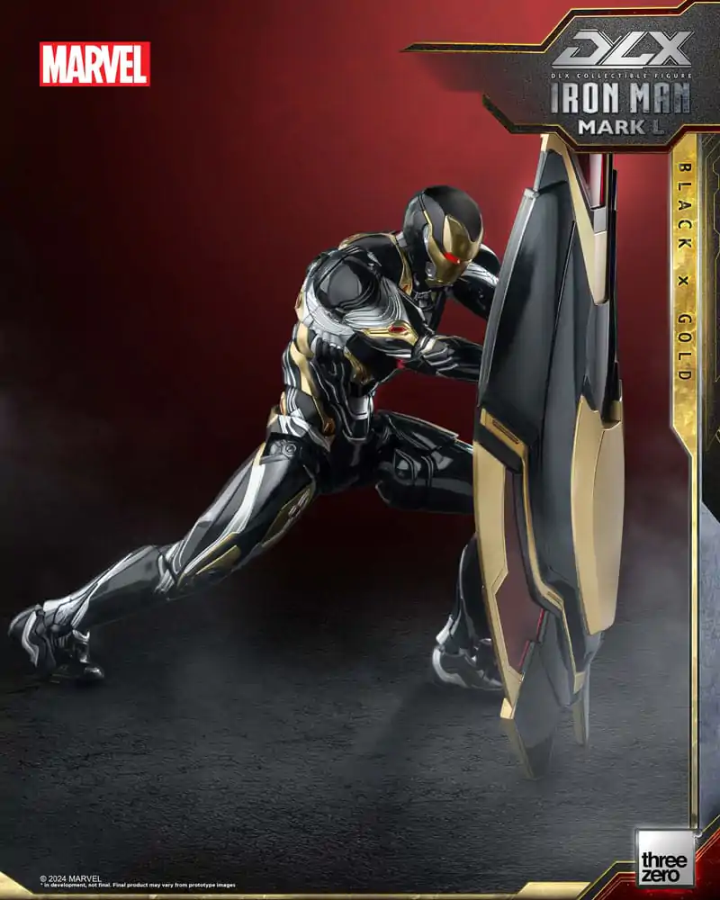 Infinity Saga DLX akčná figúrka 1/12 Iron Man Mark 50 (Black X Gold) 17 cm termékfotó