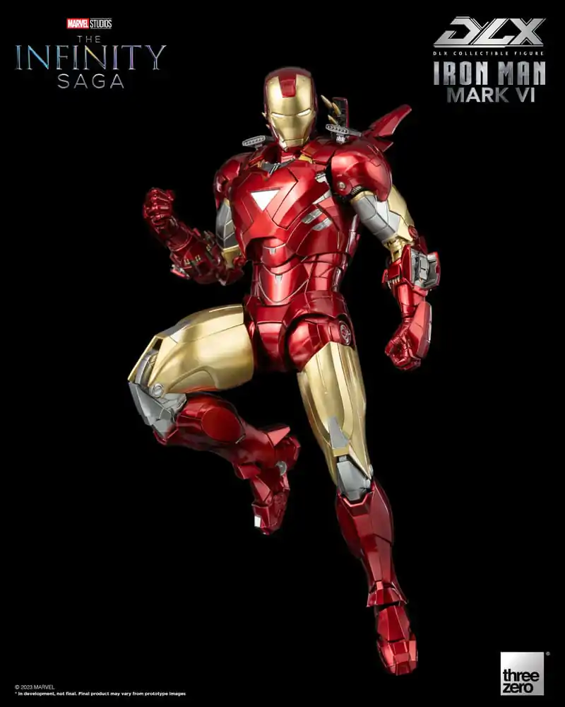 Infinity Saga DLX Akčná figúrka 1/12 Iron Man Mark 6 17 cm produktová fotografia