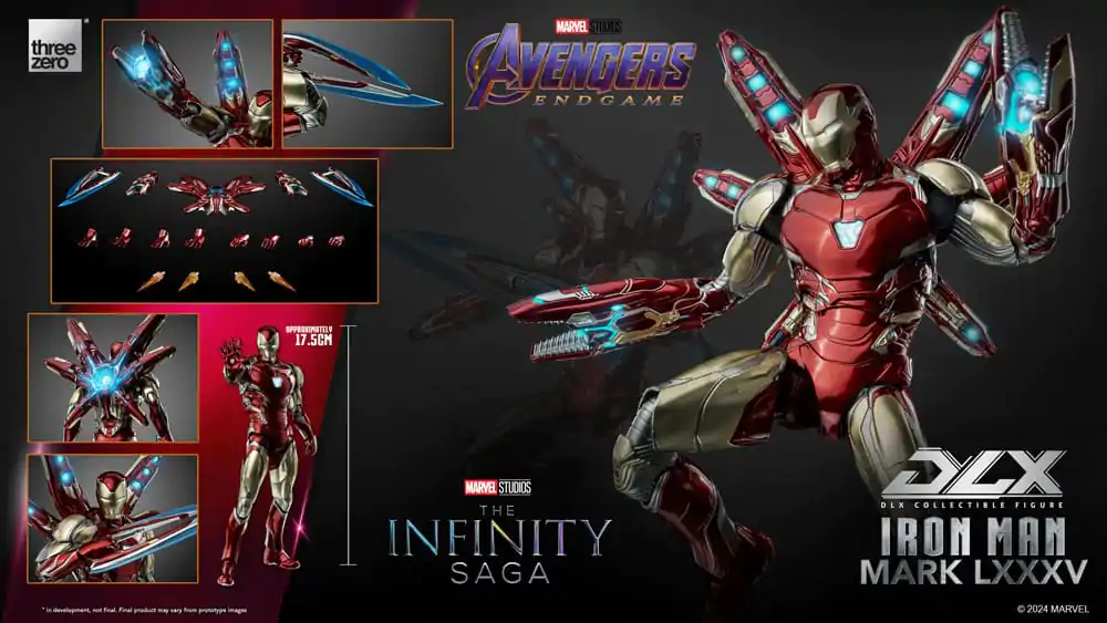 Infinity Saga DLX Akčná figúrka 1/12 Iron Man Mark 85 17 cm produktová fotografia